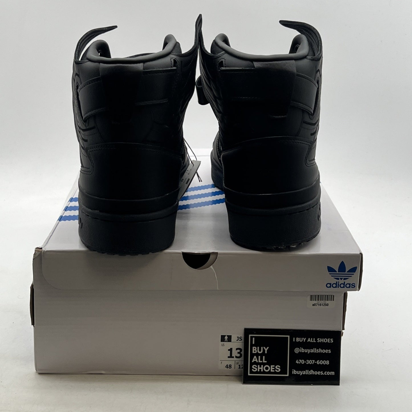 Size 13 - Adidas Jeremy Scott x Wings 4.0 Core Black (GY4419)