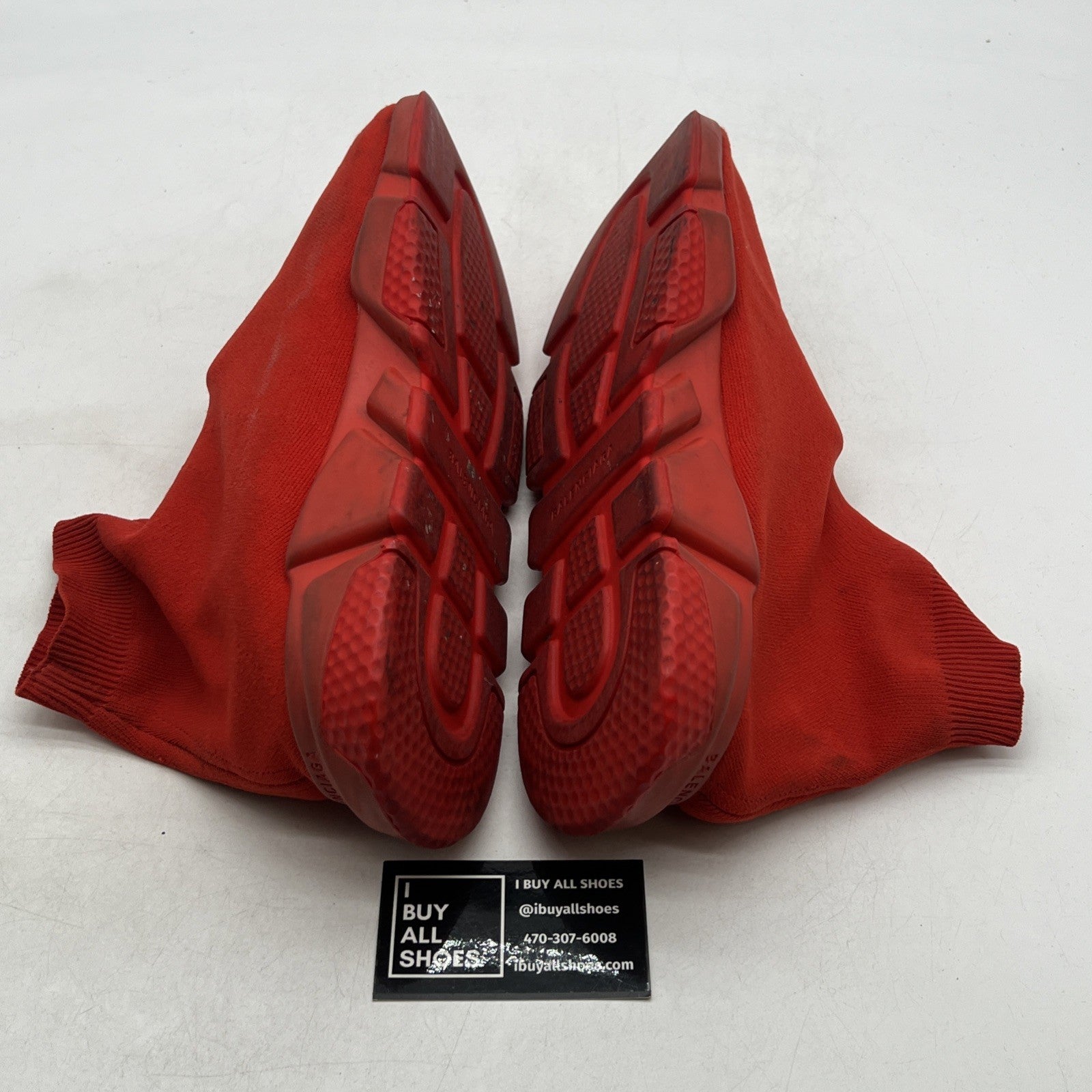Size 12 - Balenciaga Speed Trainer Red