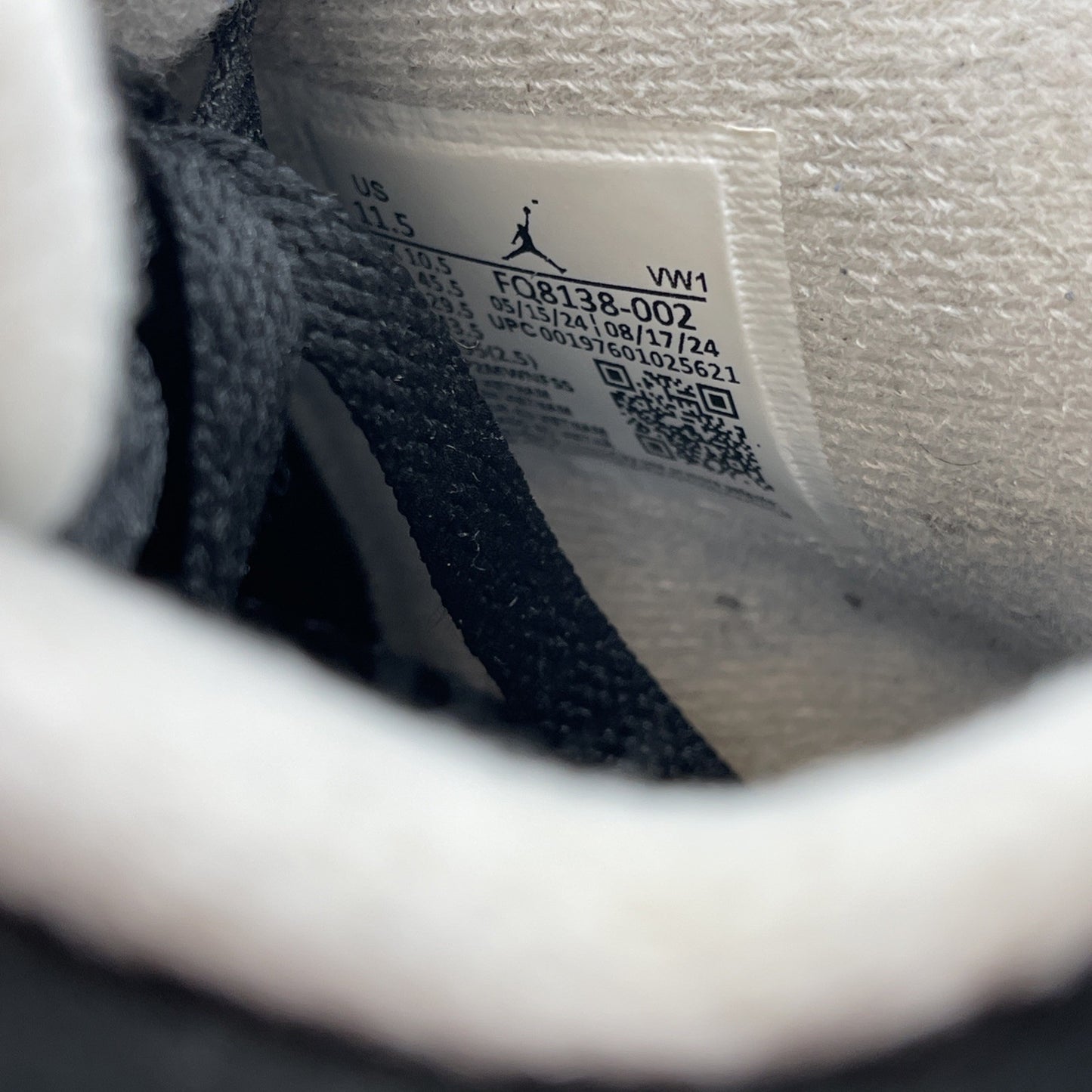 Size 11.5 - Air Jordan 4 Retro 2024 Fear Grey Black Suede (FQ8138-002)