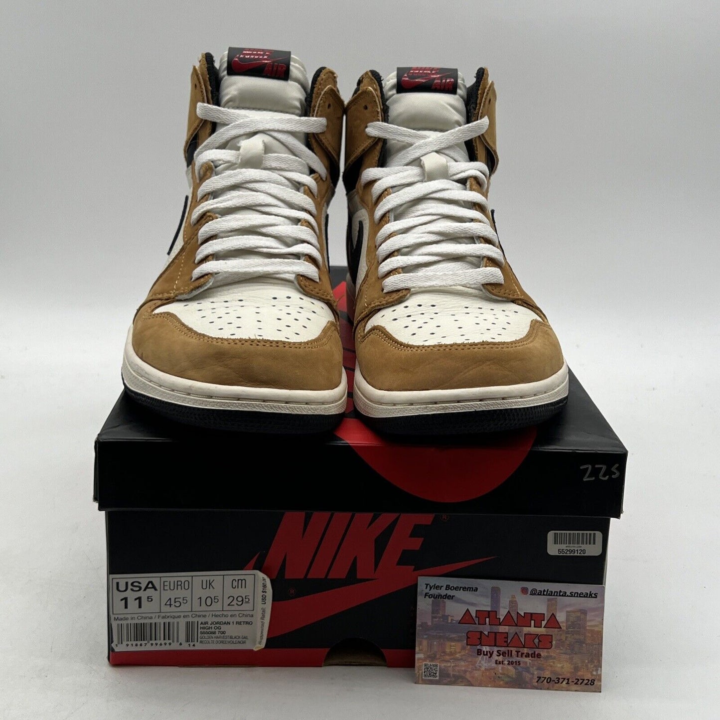 Size 11.5 - Jordan 1 Retro High OG Rookie of the Year 2018 (555088-700)