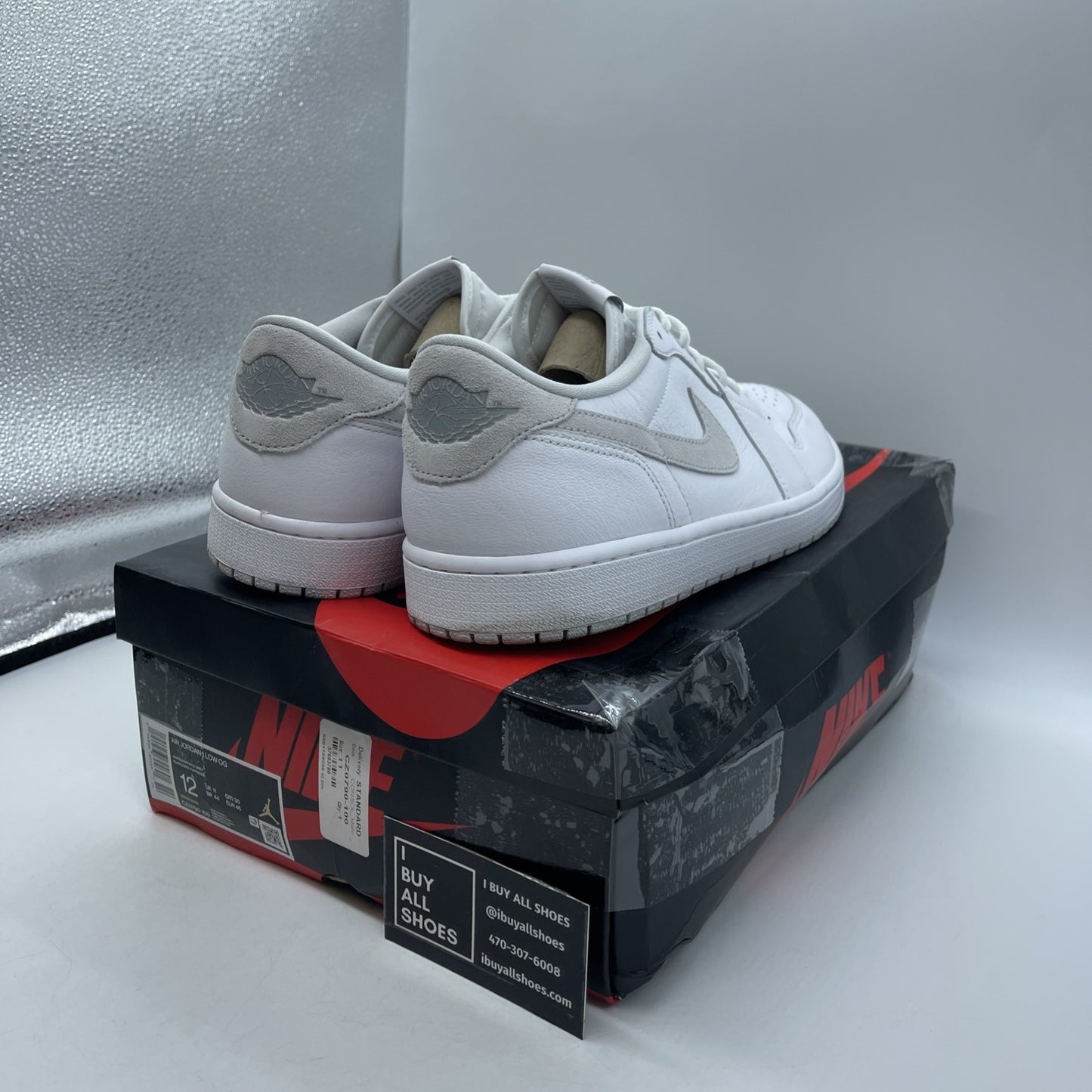 Size 12 - Air Jordan 1 Low OG Neutral Gray (CZ0790-100)