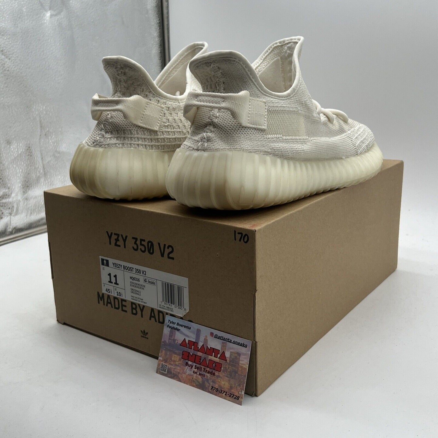 Size 11 - adidas Yeezy Boost 350 V2 Low Bone (HQ6316)