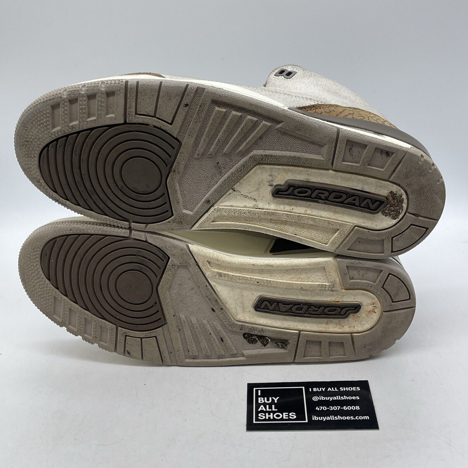 Size 10 - Jordan 3 Retro Low Palomino Brown Suede Leather (CT8532-102)