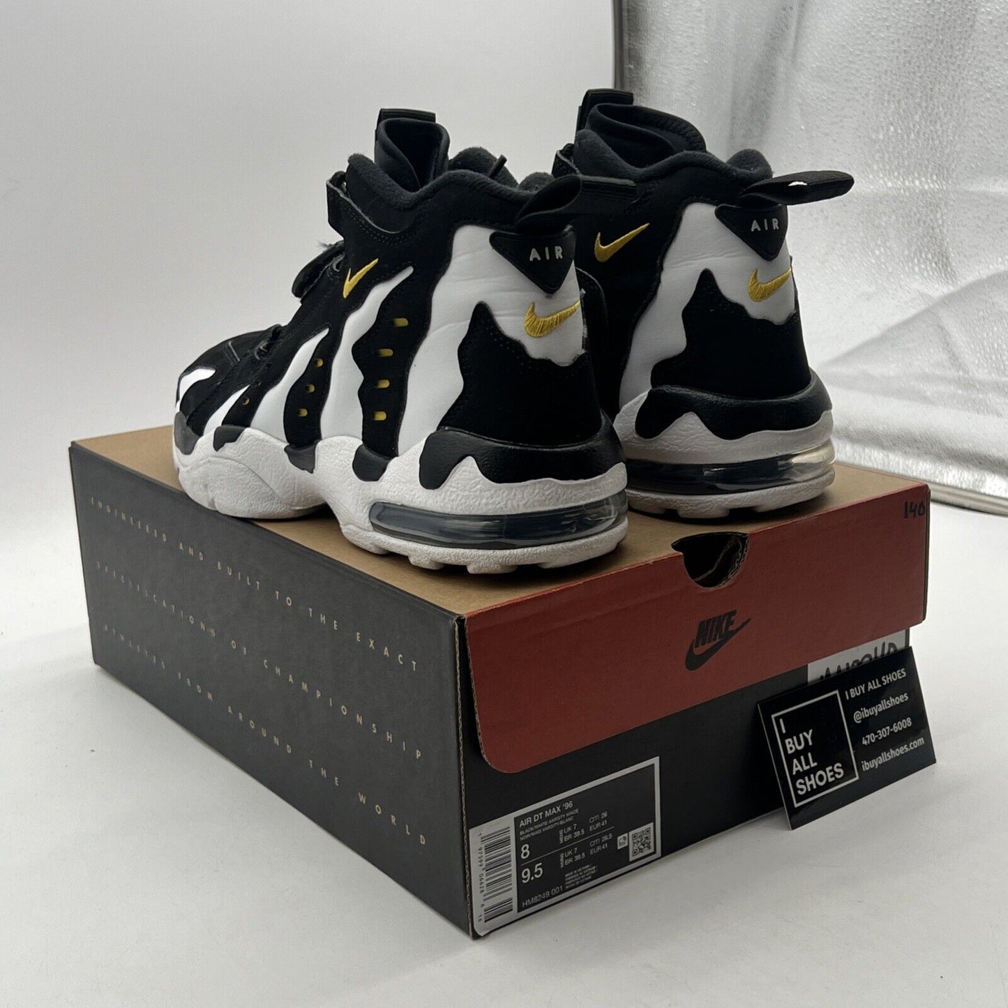 Size 11.5 - Nike Air DT Max ’96 2024 Black White (HM8249-001)