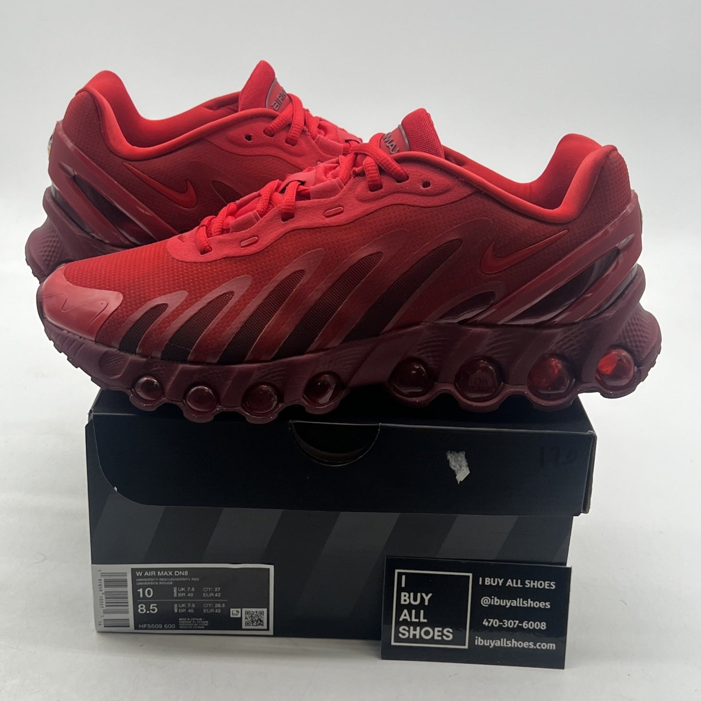Size 10 - Nike Air Max DN8 University Red W (HF5508-600)