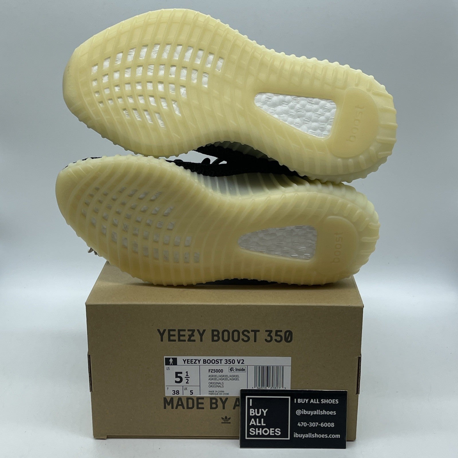 Size 5.5 - adidas Yeezy Boost 350 V2 Low Carbon Suede (FZ5000)