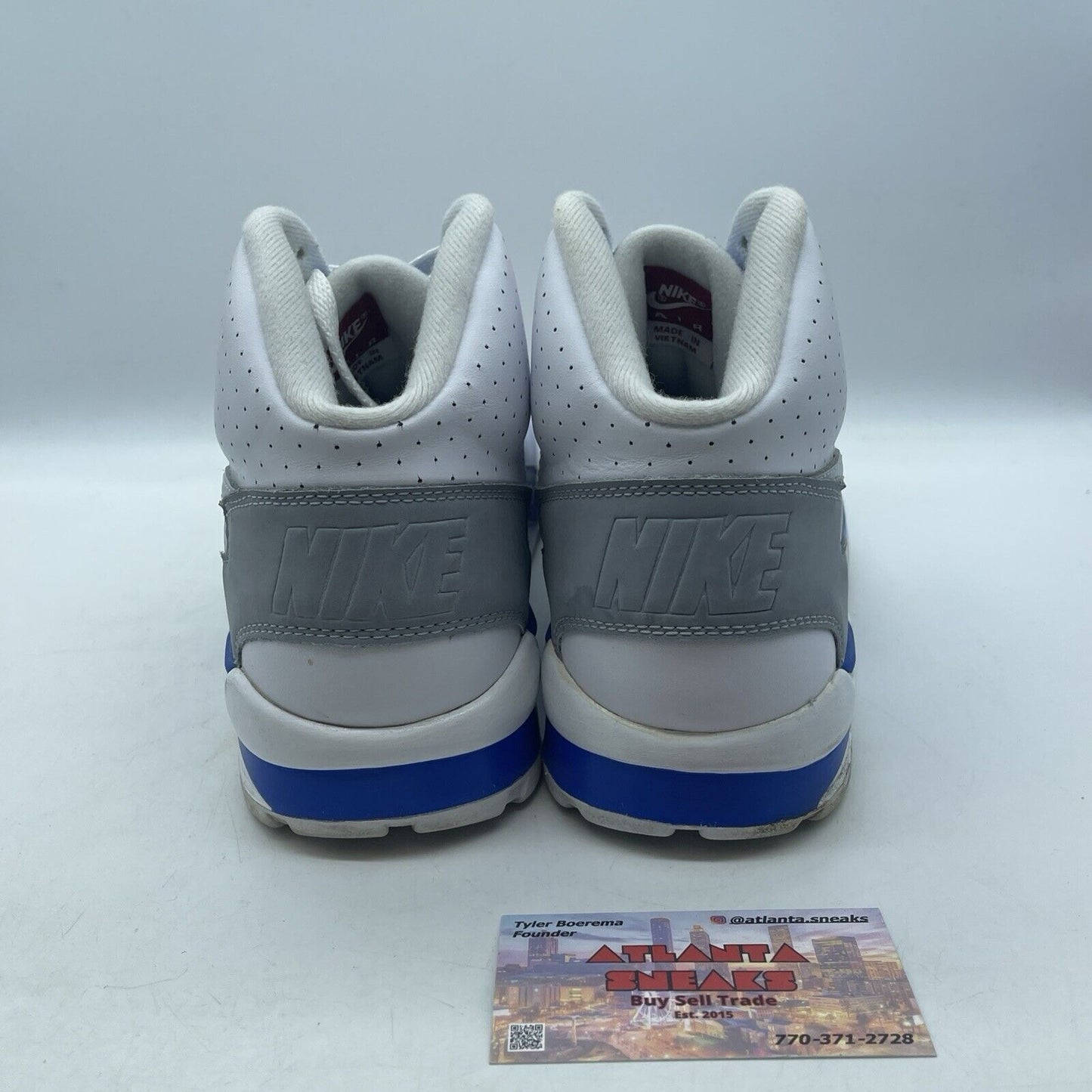 Size 10 - Nike Air Trainer SC High Reverse Auburn Blue Orange (302346-122)