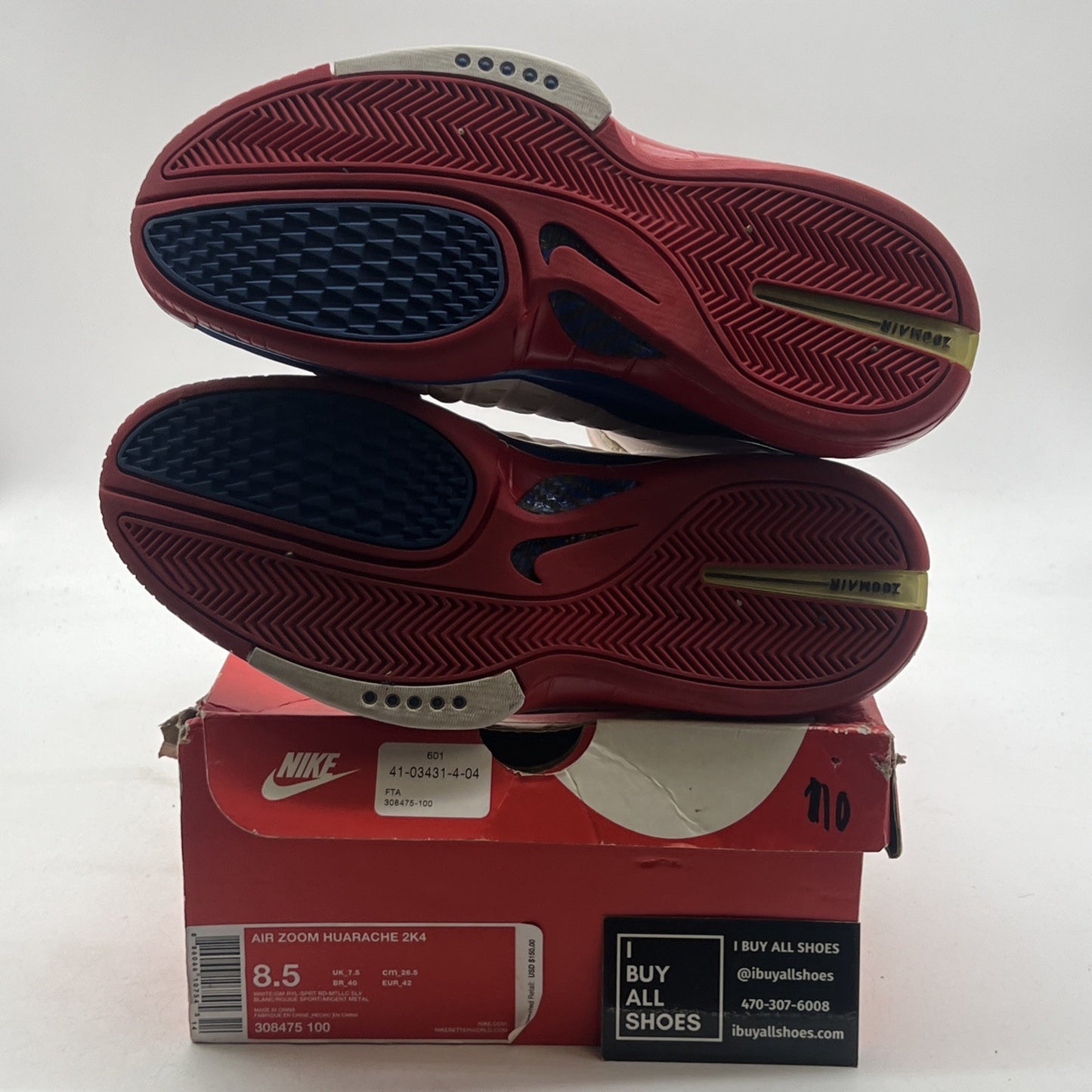 Size 8.5 - Nike Air Zoom Huarache 2K4 2016 All-Star (308475-100)