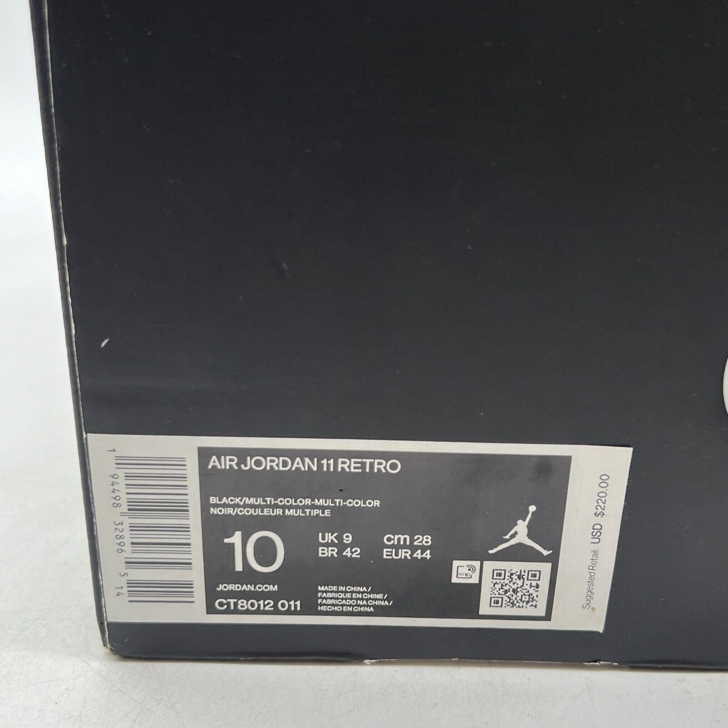 Size 10 - Jordan 11 Retro High Jubilee / 25th Anniversary (CT8012-011)