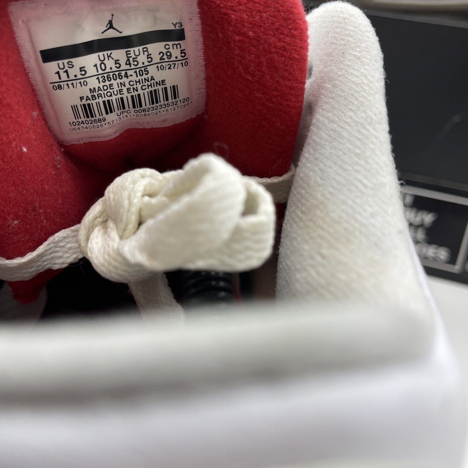 Size 11.5 - Air Jordan 3 Retro White Cement 2011 (136064-105)