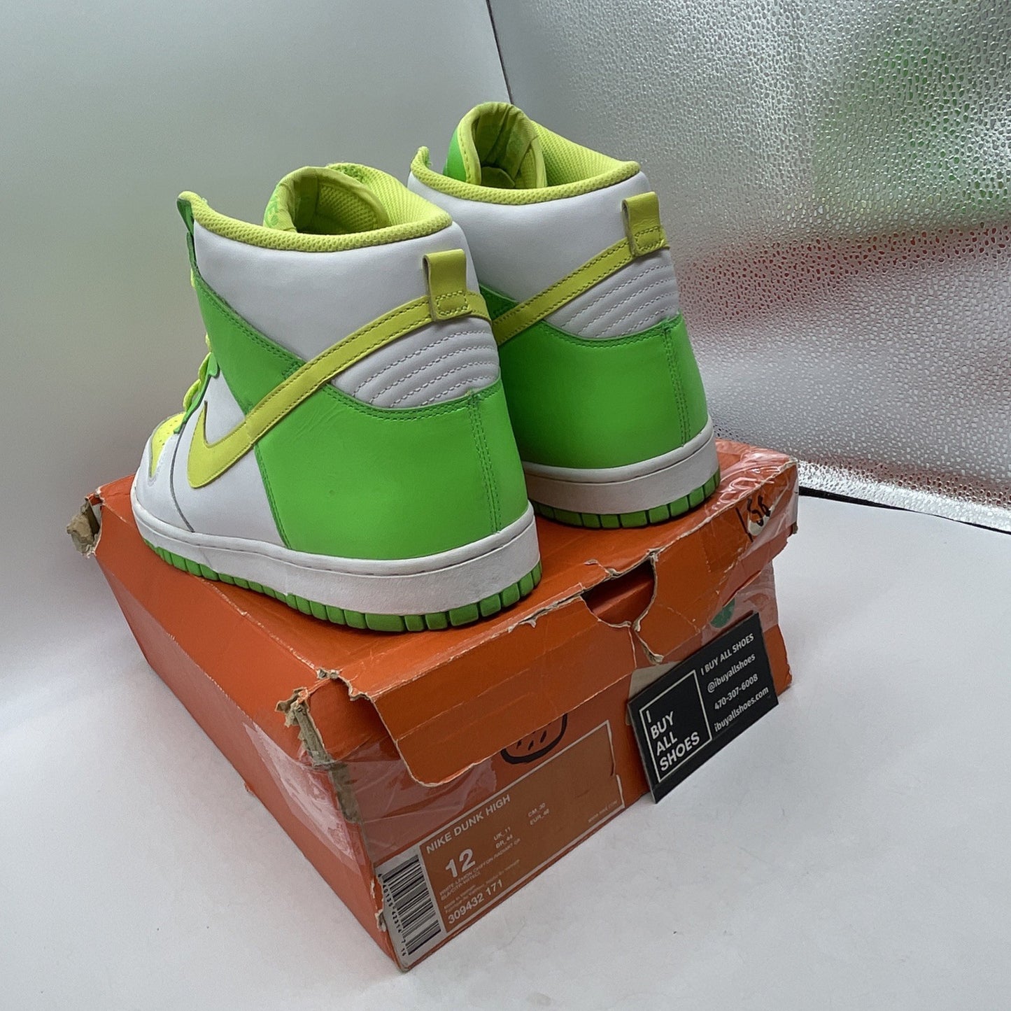 Size 12 - Nike Dunk Premium High White (309432-171)