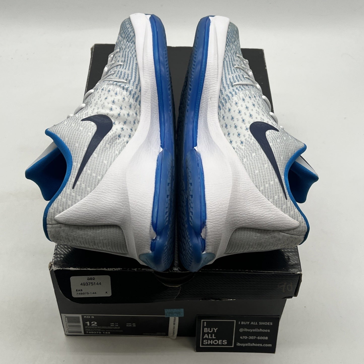 Size 12 - Nike KD 8 Photo Blue - (749375-144)