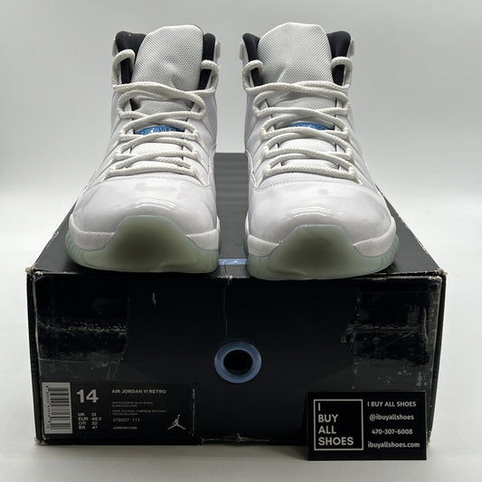 Size 14 - Air Jordan 11 Retro High Legend Blue (378037-117)