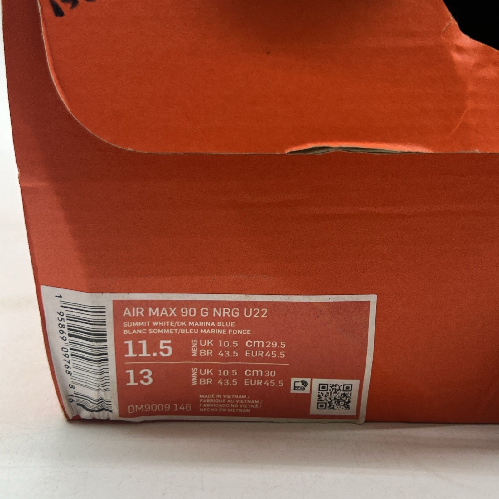 Size 11.5 - Nike Air Max 90 Golf U.S. Open - Brookline (DM9009-146)