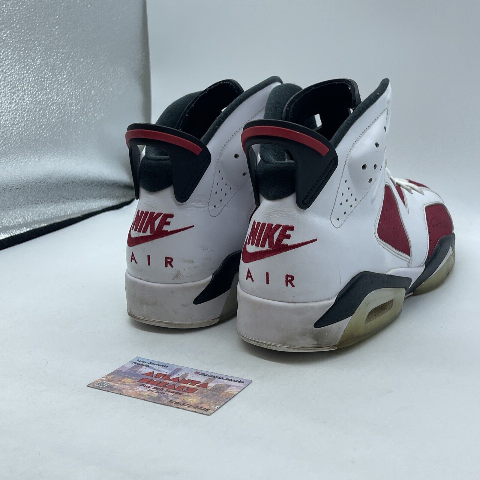 Size 13 - Jordan 6 Retro OG Mid Carmine White Leather Red Suede (CT8529-106)