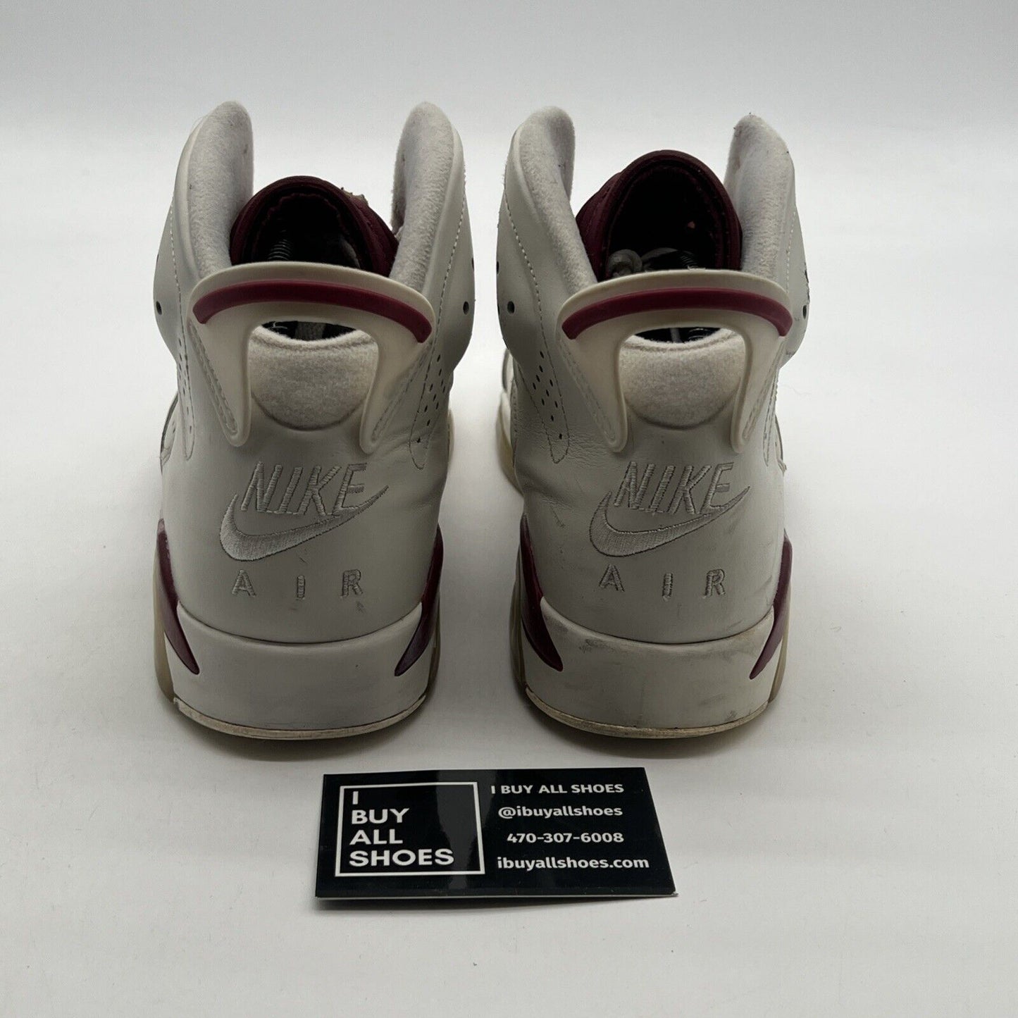 Size 8.5 - Air Jordan 6 Retro 2015 Maroon (384664-116)