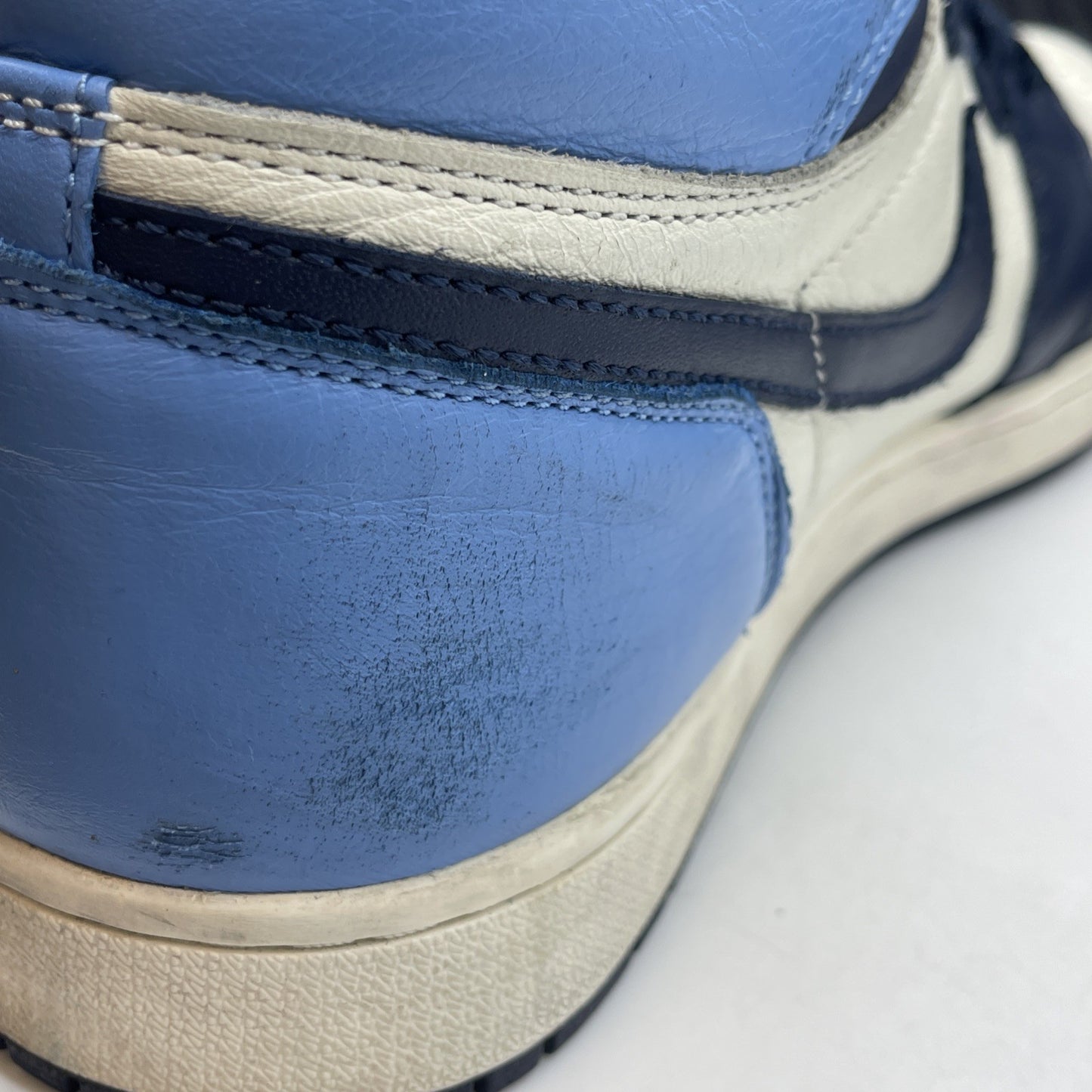 Size 12 - Jordan 1 Retro OG High Obsidian UNC Blue White Leather (555088-140)