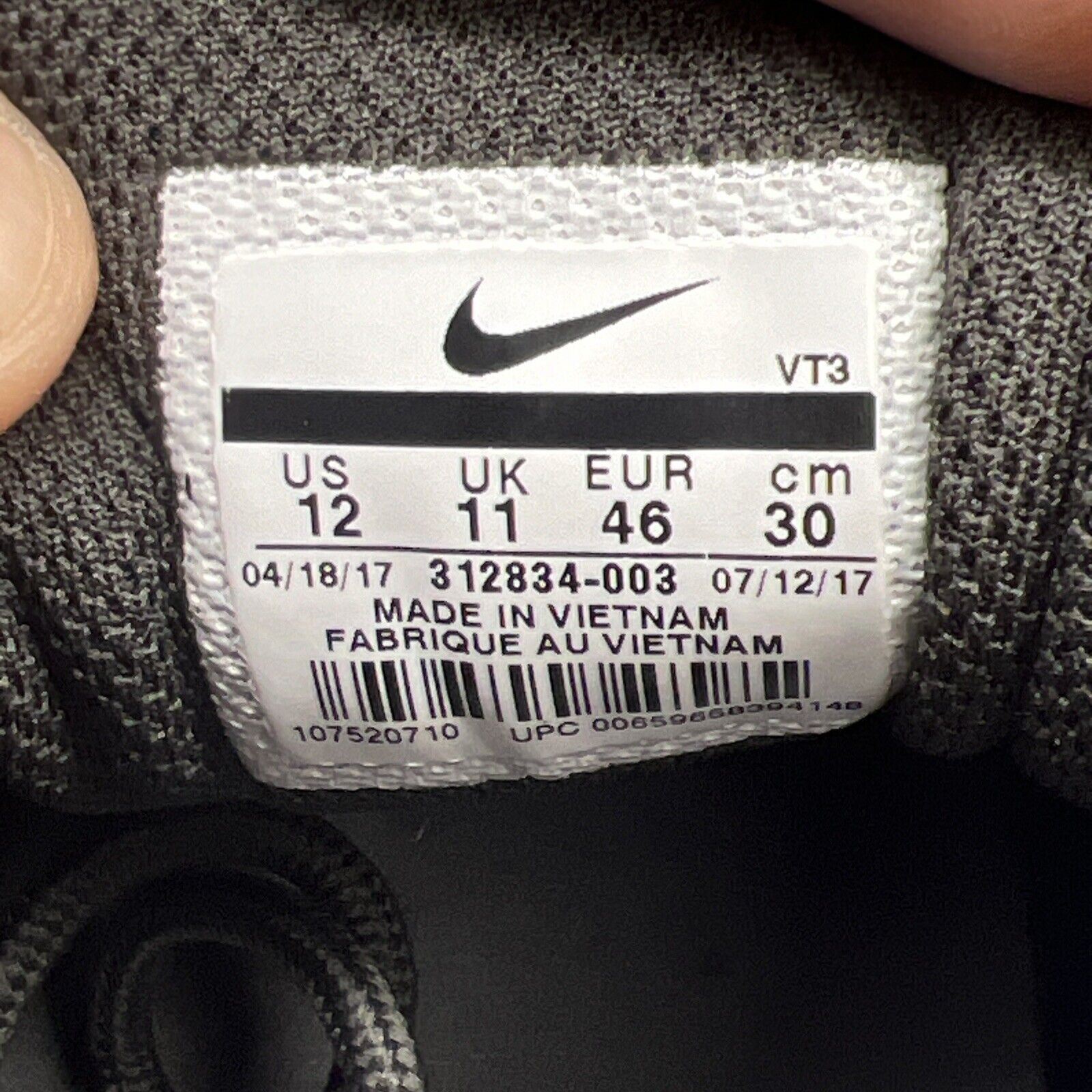 Size 12 - Nike Air Max 97 Premium Cool Grey Mushroom Grey White Black 312834-003