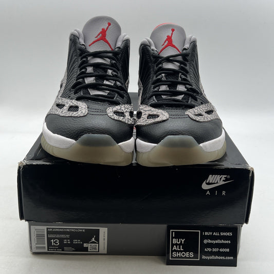 Size 13 - Air Jordan 11 Retro IE Low Black Cement (919712-006)