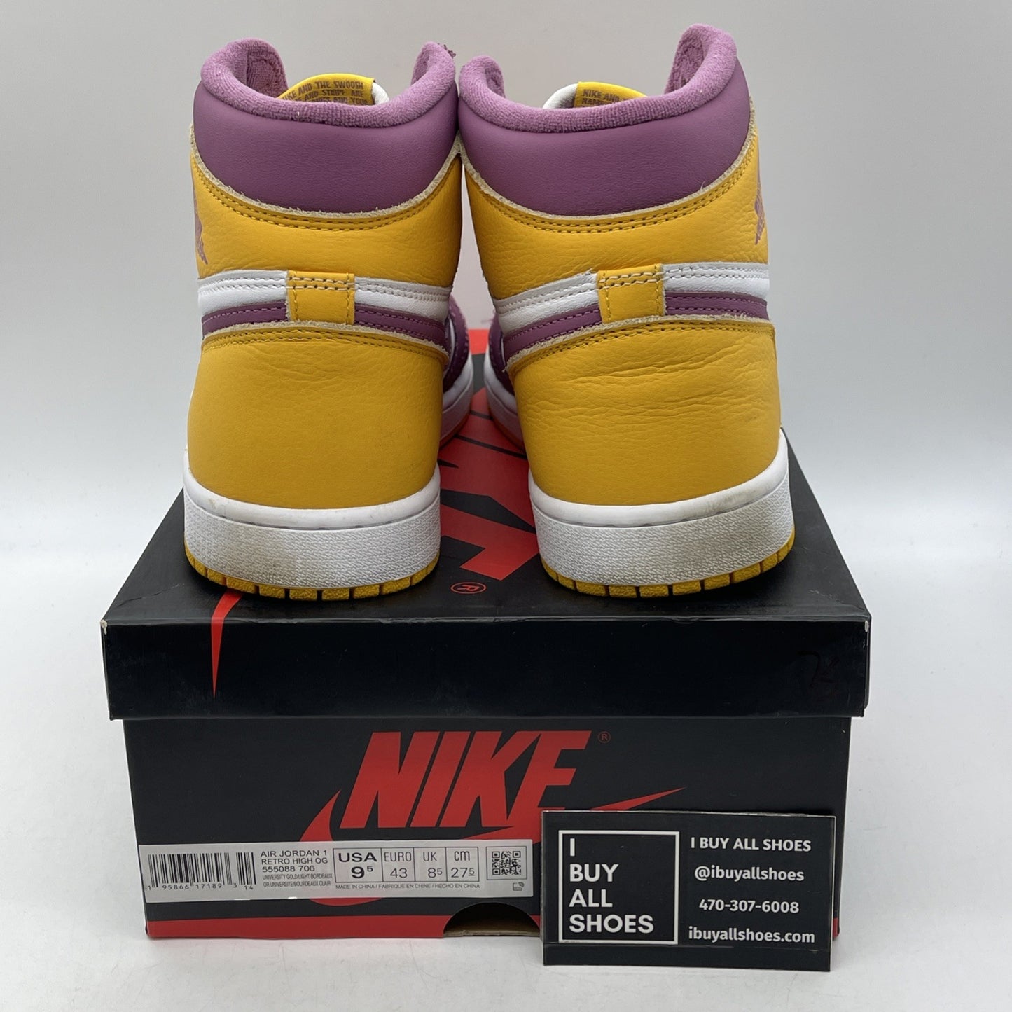 Size 9.5 - Air Jordan 1 Retro High OG Brotherhood 2022 (555088-706)