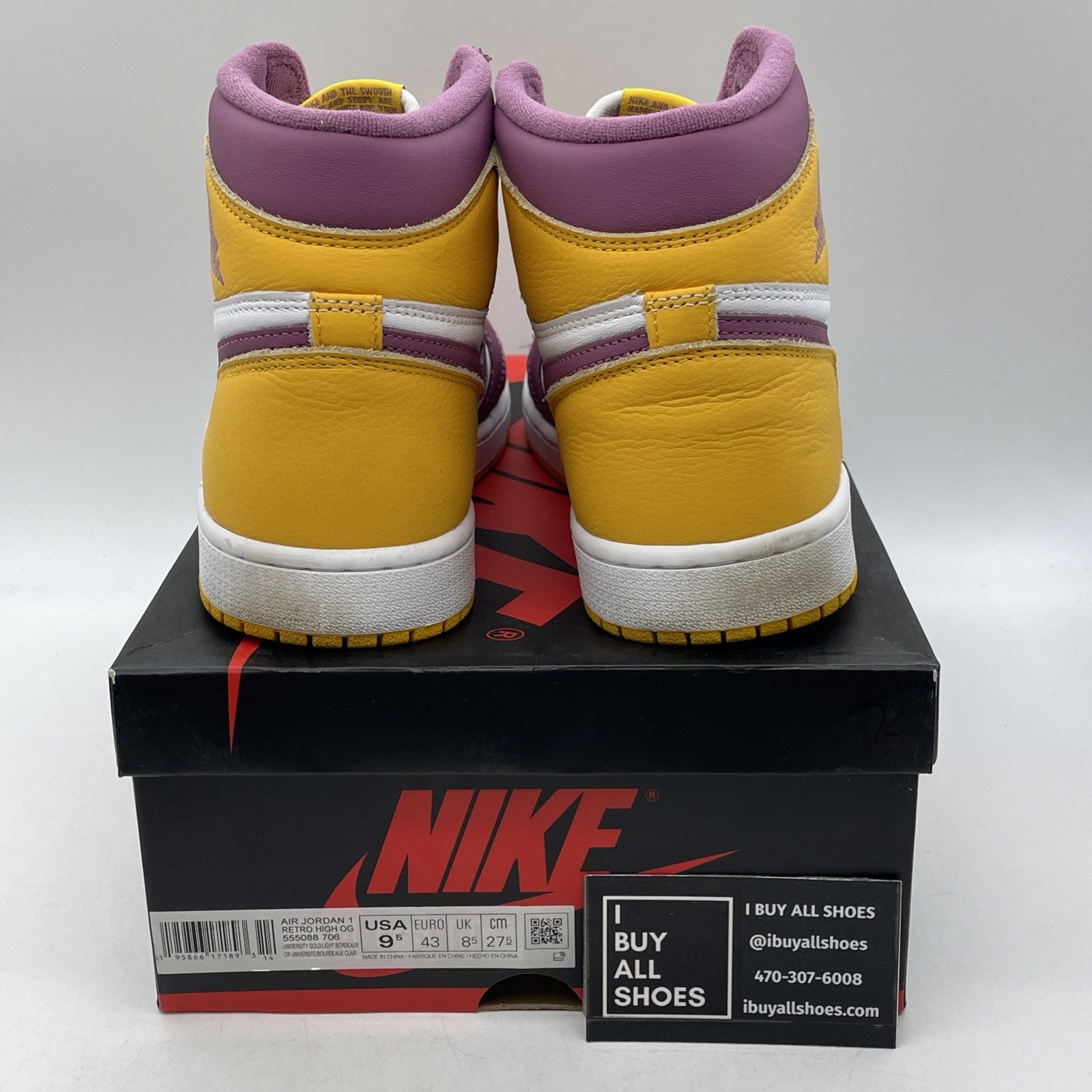 Size 9.5 - Air Jordan 1 Retro High OG Brotherhood 2022 (555088-706)