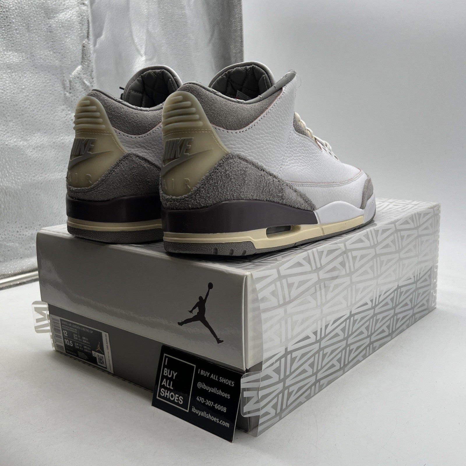 Size 12 - Air Jordan 3 Retro SP x A Ma Maniere Low Raised By Women W