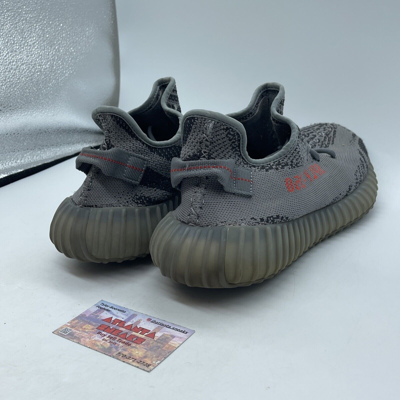 Size 13 - adidas Yeezy Boost 350 V2 Low Beluga 2.0 Grey Red Suede (AH2203)