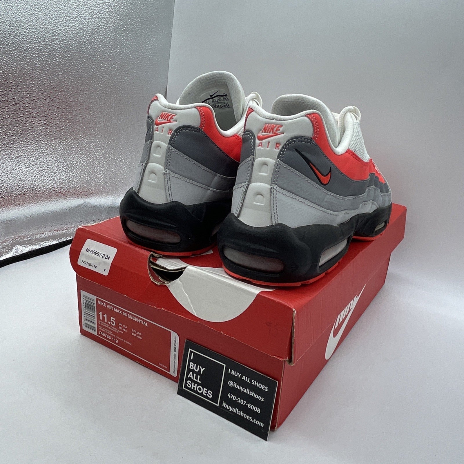 Size 11.5 - Nike Air Max 95 Essential Comet (749766-112)