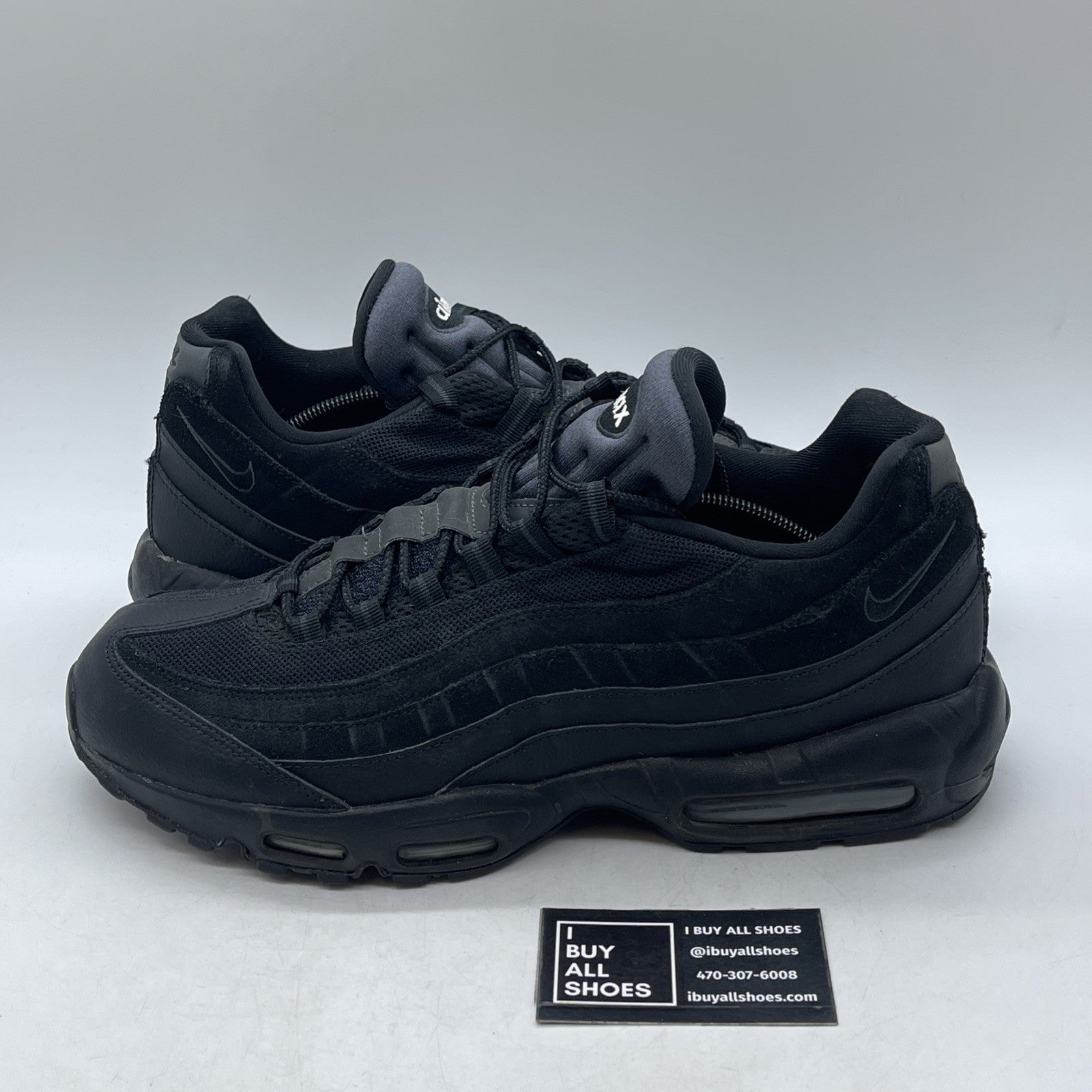 Size 14 - Nike Air Max 95 Essential Triple Black (AT9865-001)