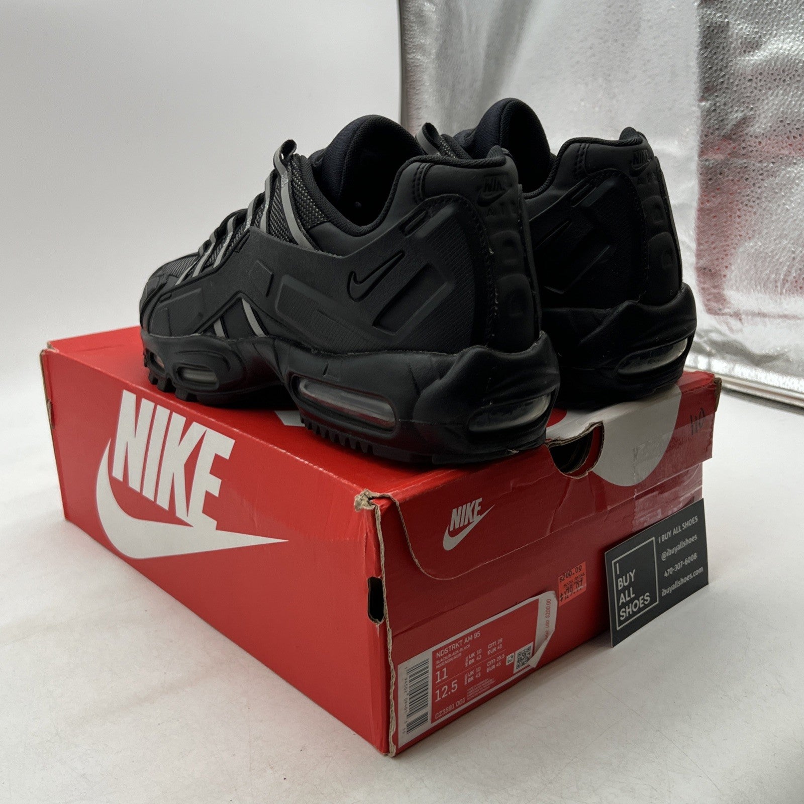 Size 11 - Nike Air Max 95 NDSTRKT Black Reflective (CZ3591-001)