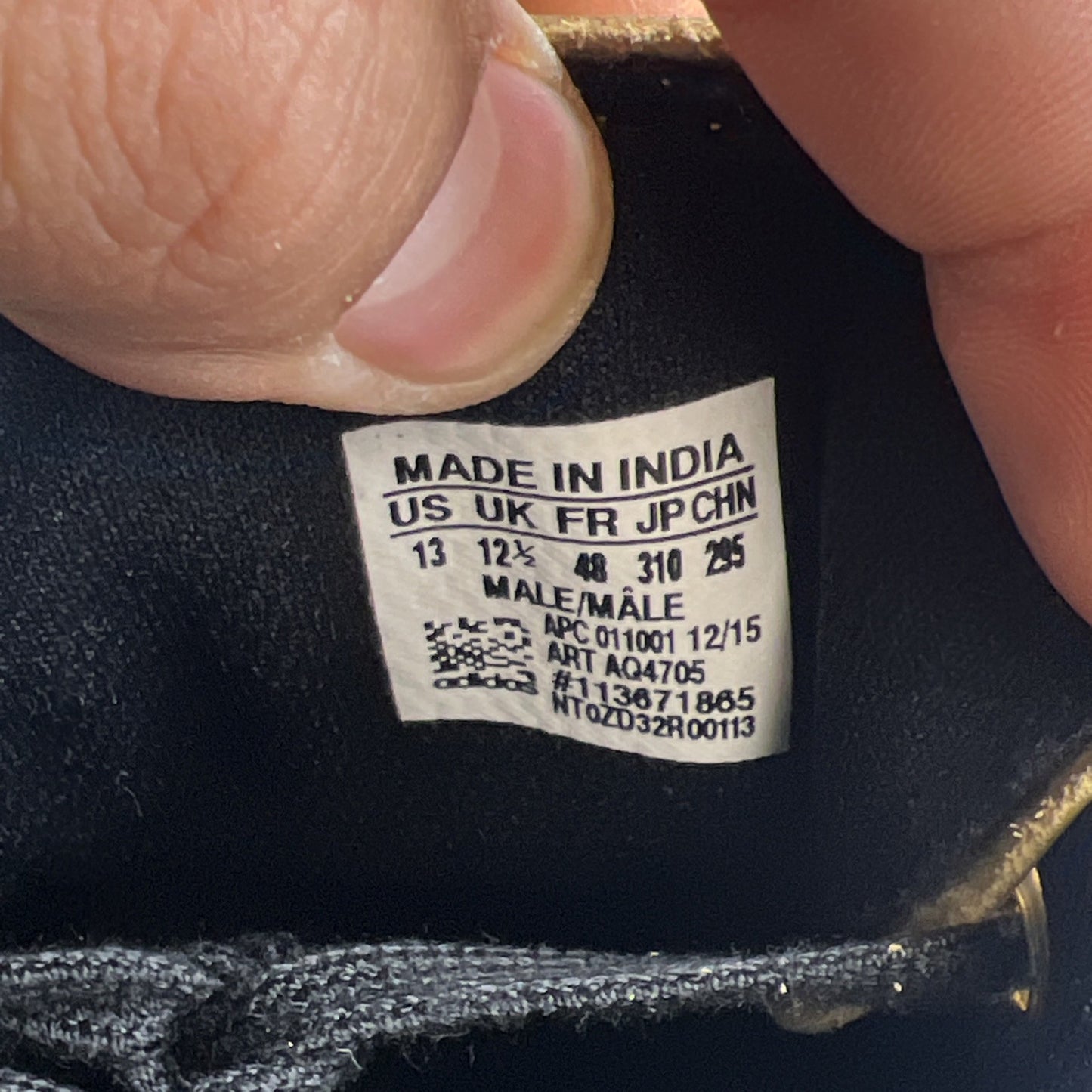 Size 13 - Adidas Stan Smith Gold Metallic (AQ4705)