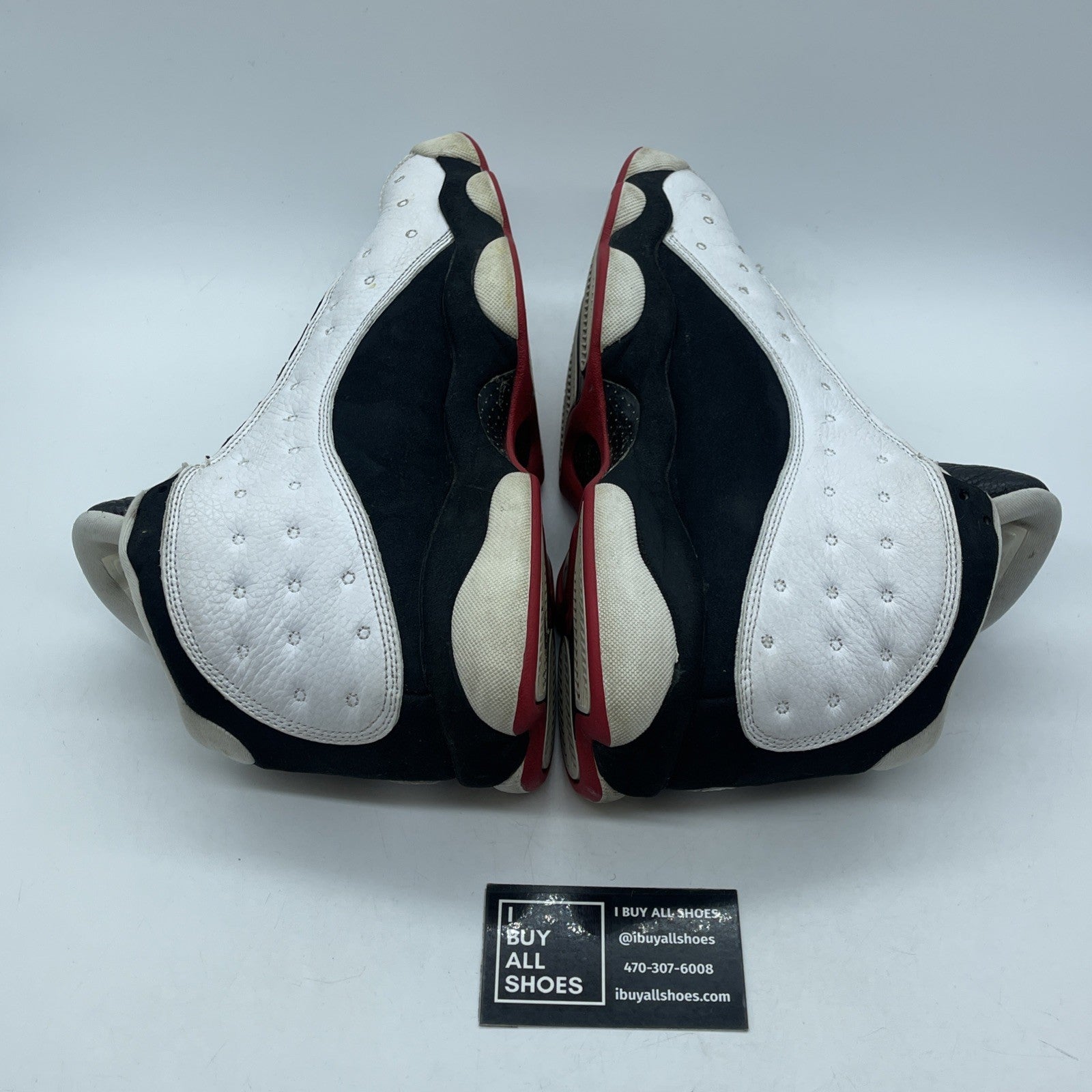 Size 9.5 - Jordan 13 Retro He Got Game 2018 White Black Suede (414571-104)