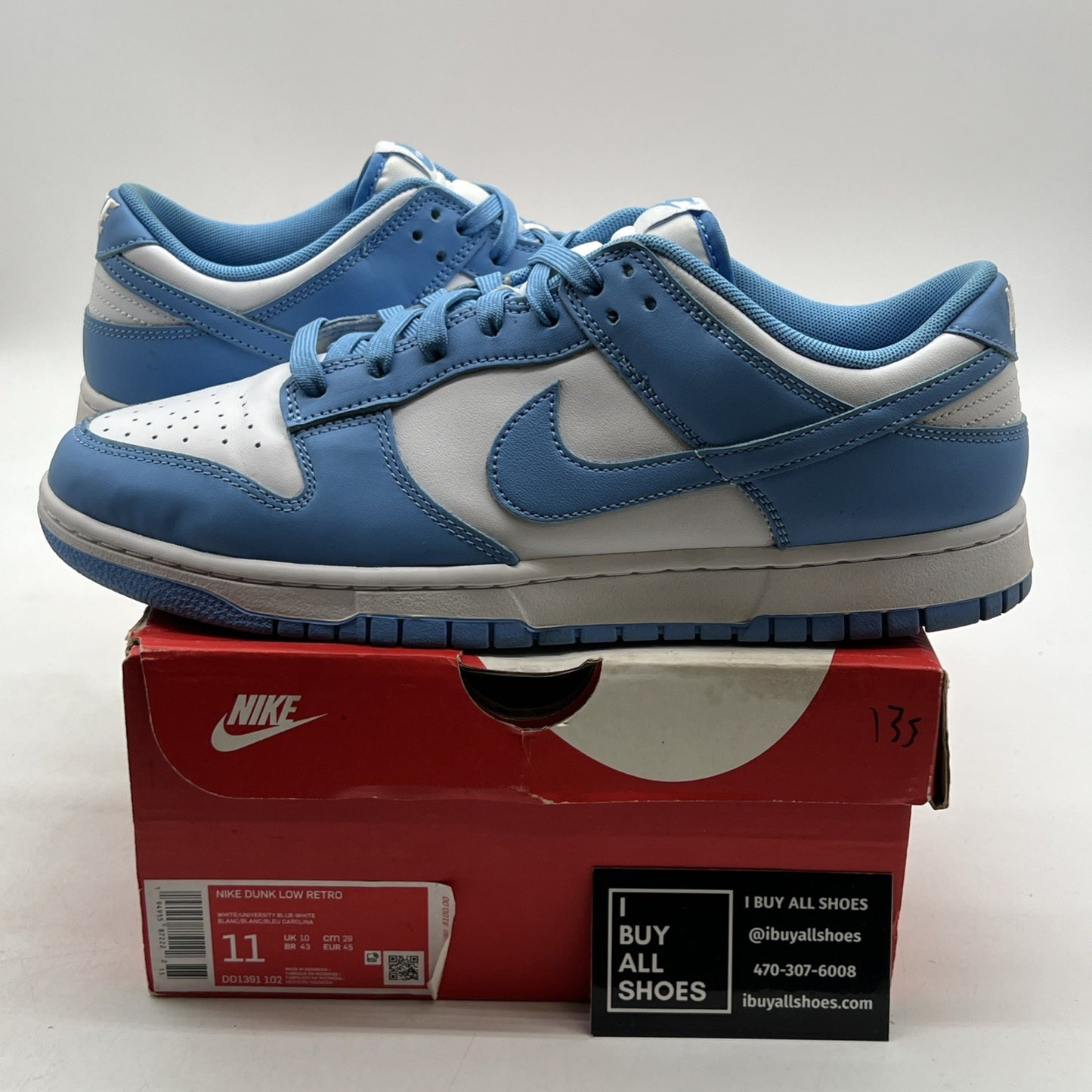 Size 11 - Nike Dunk Low University Blue (DD1391-102)