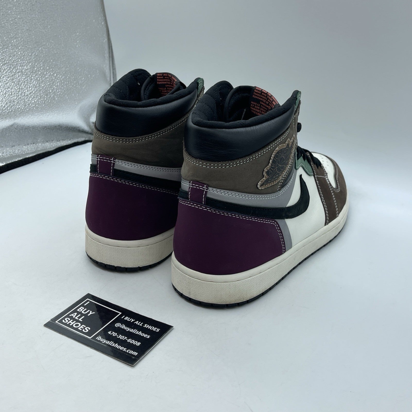Size 12 - Jordan 1 High OG Crafted Brown Purple Suede Leather (DH3097-001)