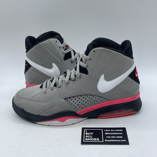 Size 9.5 - Nike Air Maestro Flight Gray White Suede Leather (472499-060)