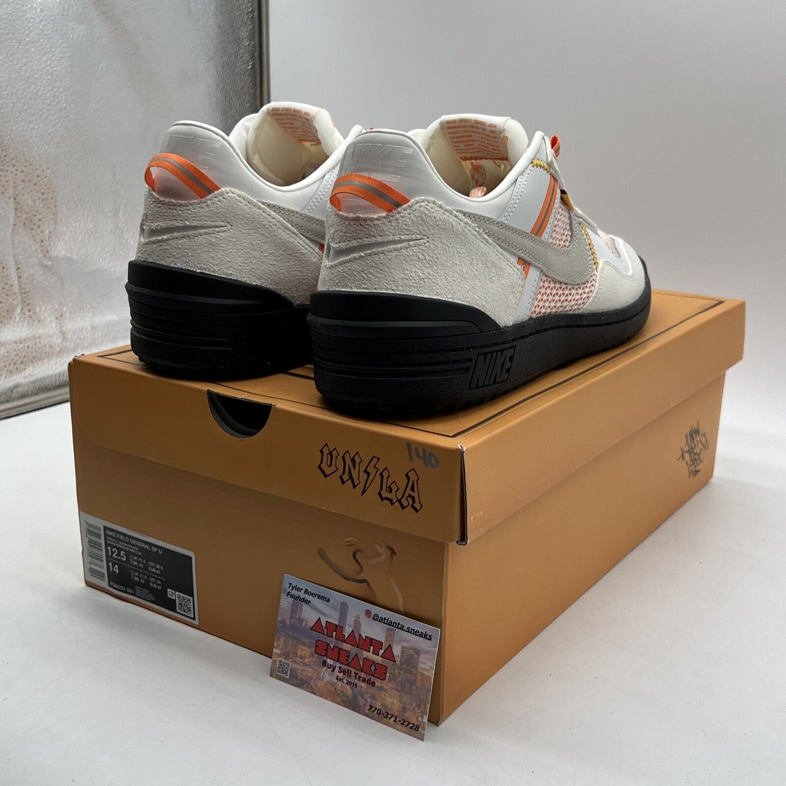 Size 12.5 - Nike Union LA x Field General Ivory (FQ9003-001)