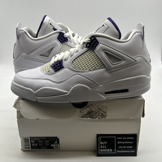 Size 12 - Air Jordan 4 Retro Mid Purple Metallic (CT8527-115)