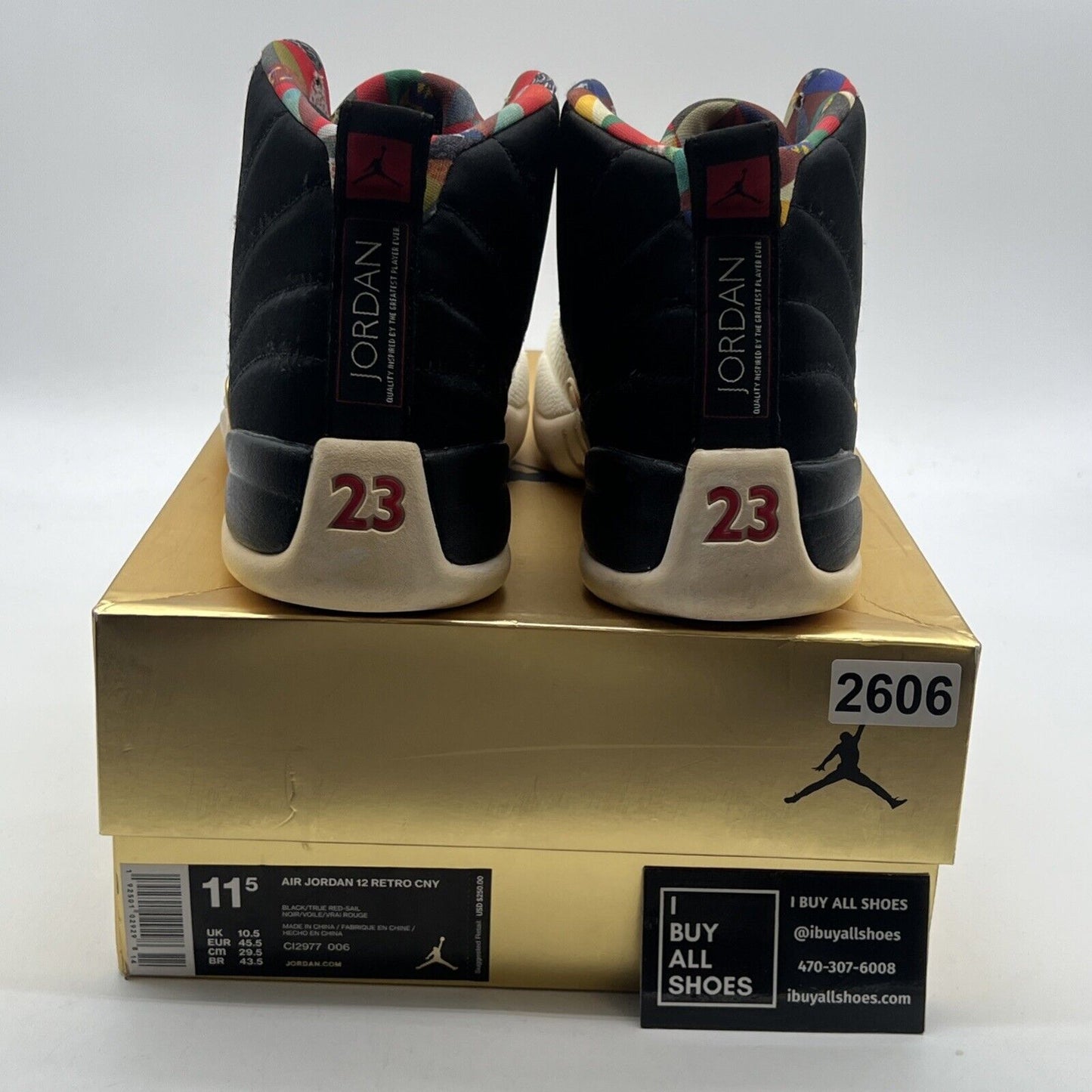 Size 11.5 - Air Jordan 12 Retro 2019 Chinese New Year (CI2977-006)