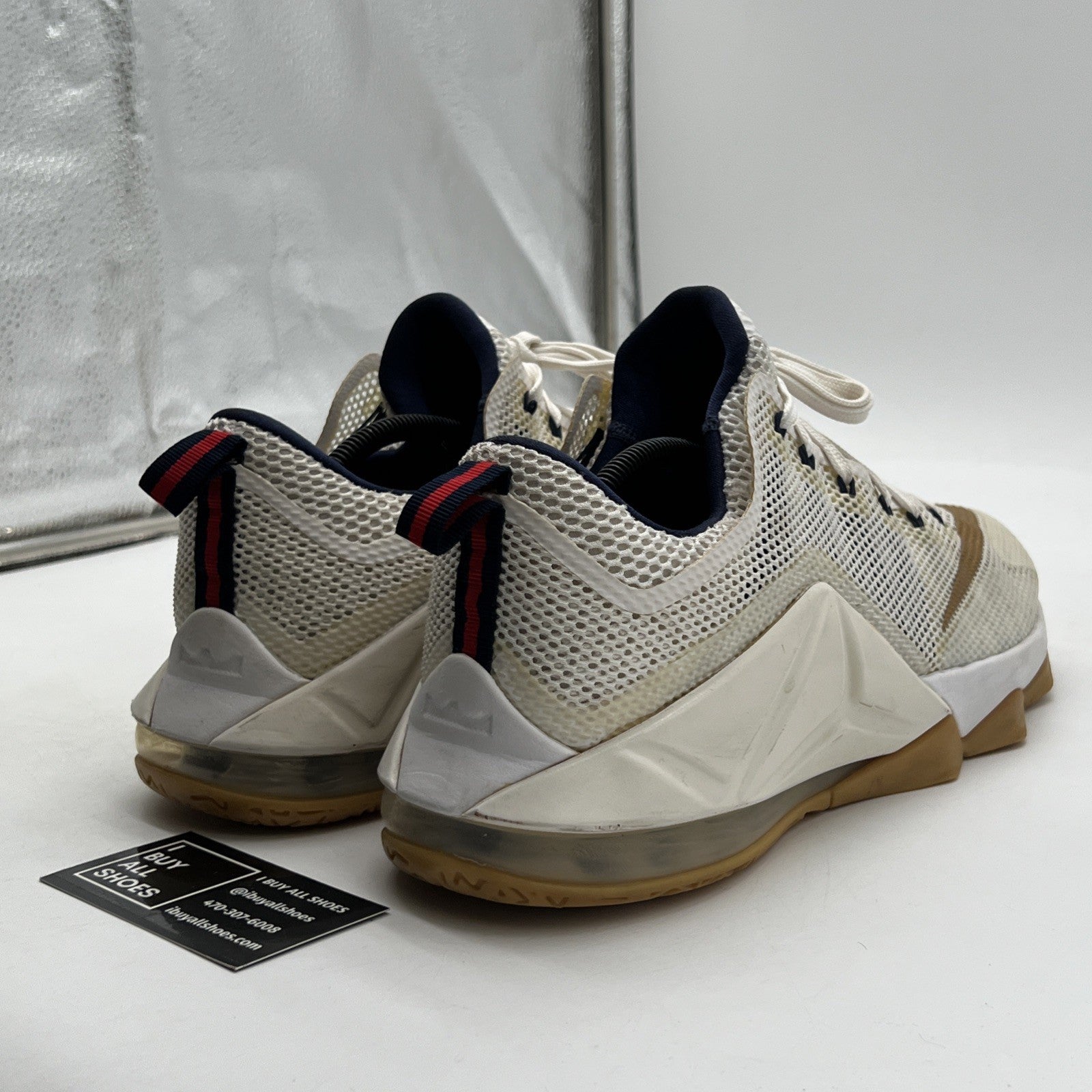 Size 12 - Nike LeBron 12 Low USA (724557-174)