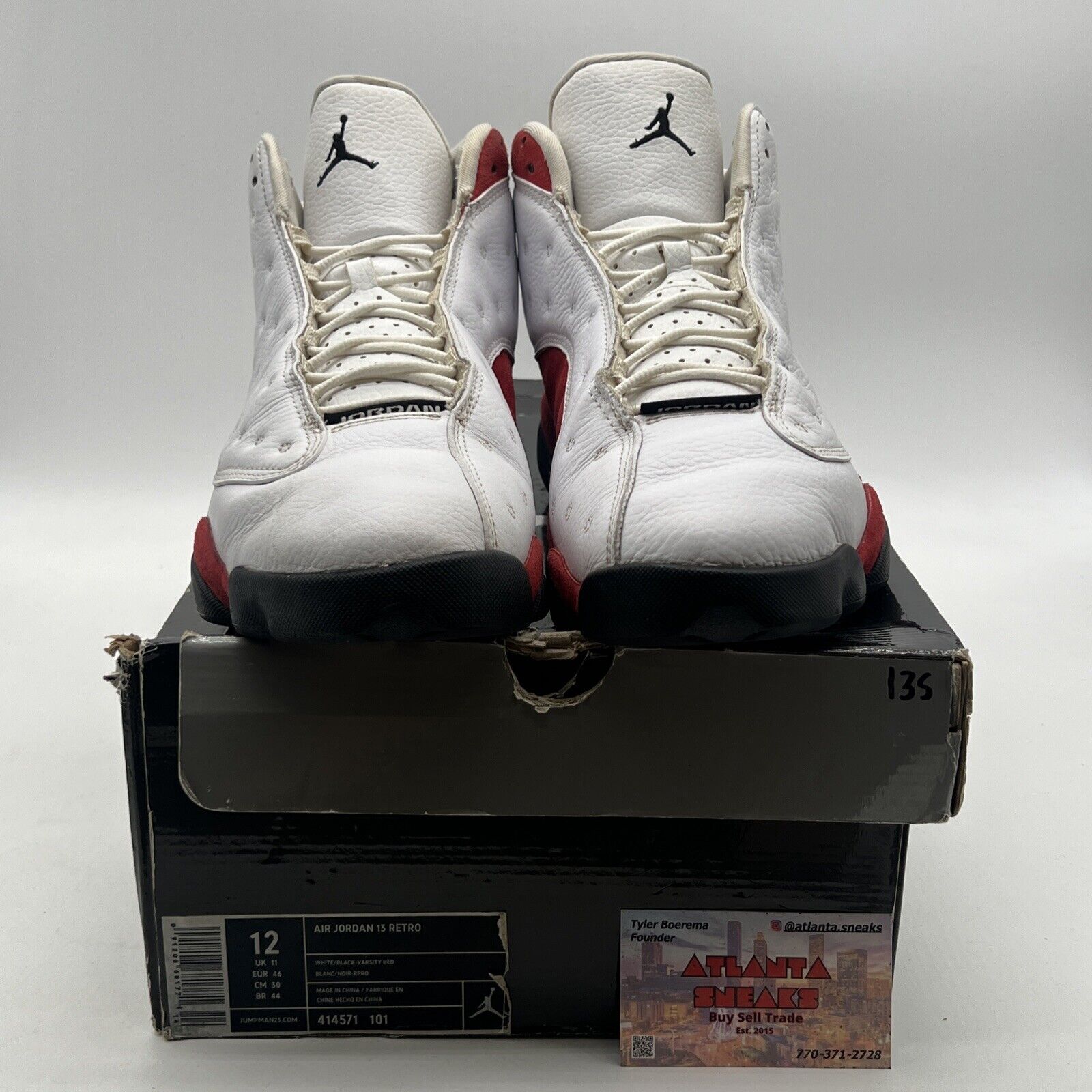 Size 12 - Air Jordan 13 Retro 2010 Cherry (414571-101)
