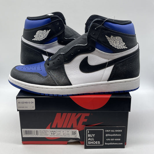 Size 10.5 - Jordan 1 Retro OG High Royal Toe Blue White (555088-041)