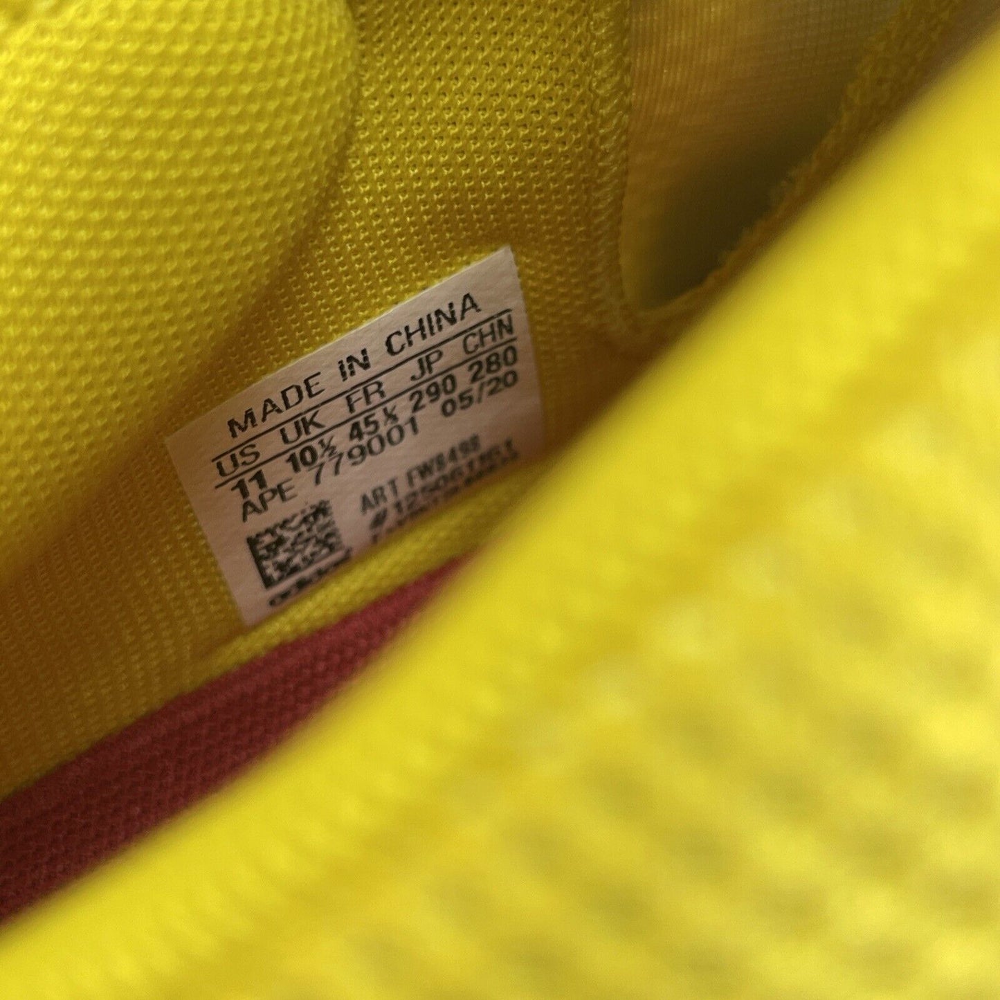 Size 11 - adidas Dame 6 Hot Rod Yellow Black Red (FW8498)