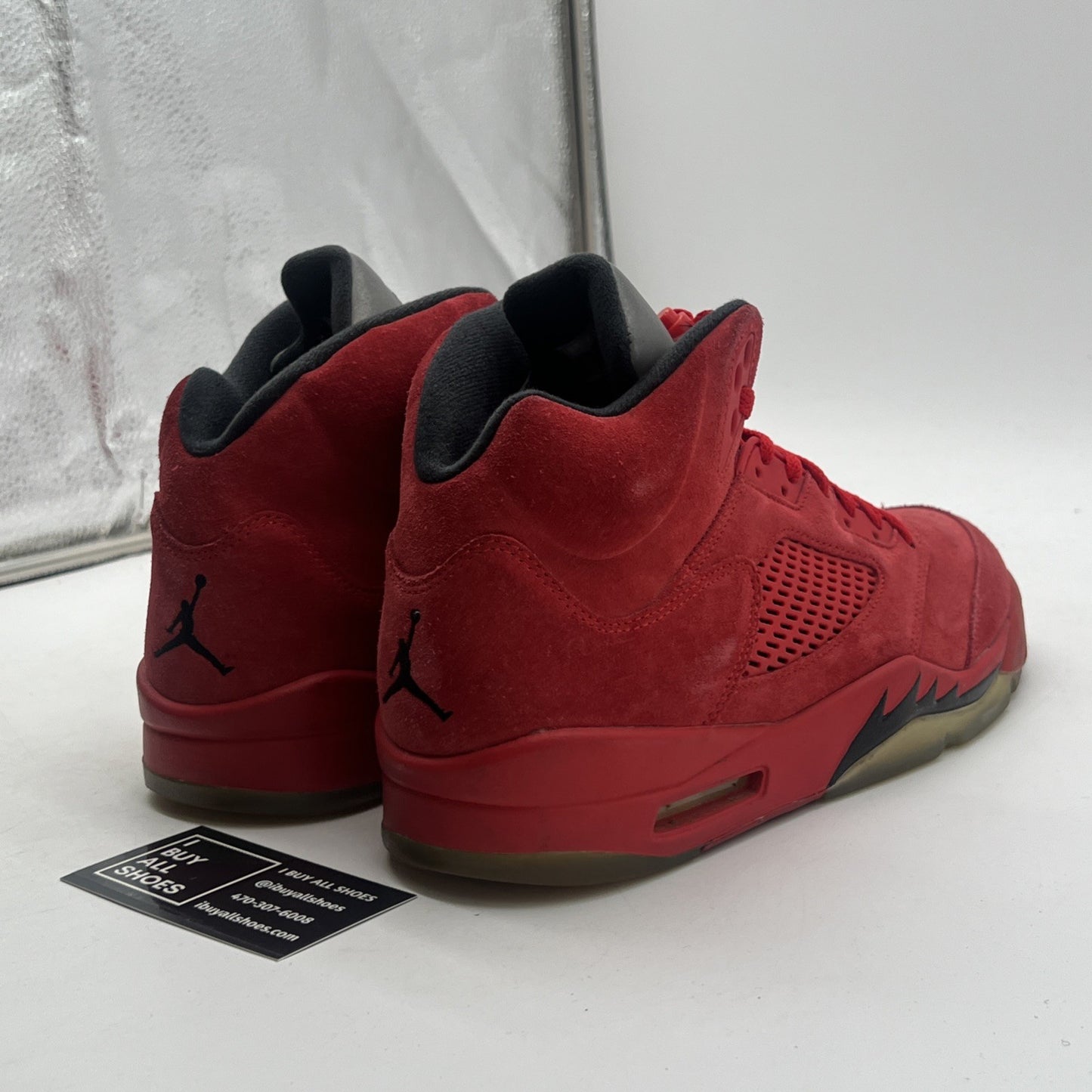 Size 10.5 - Air Jordan 5 Retro Red Suede (136027-602)