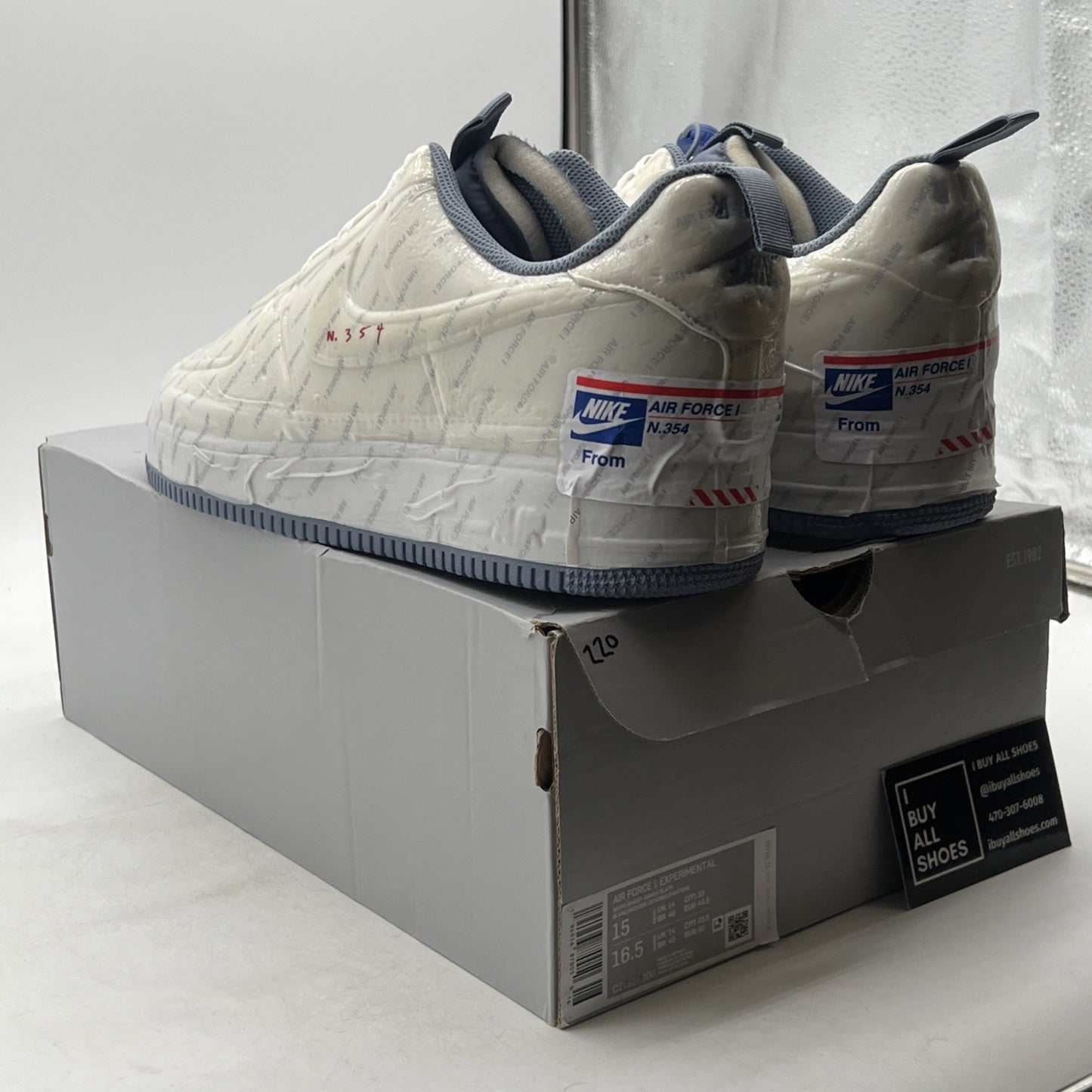 Size 15 - Nike USPS x Air Force 1 Experimental Low Postal Service (CZ1528-100)