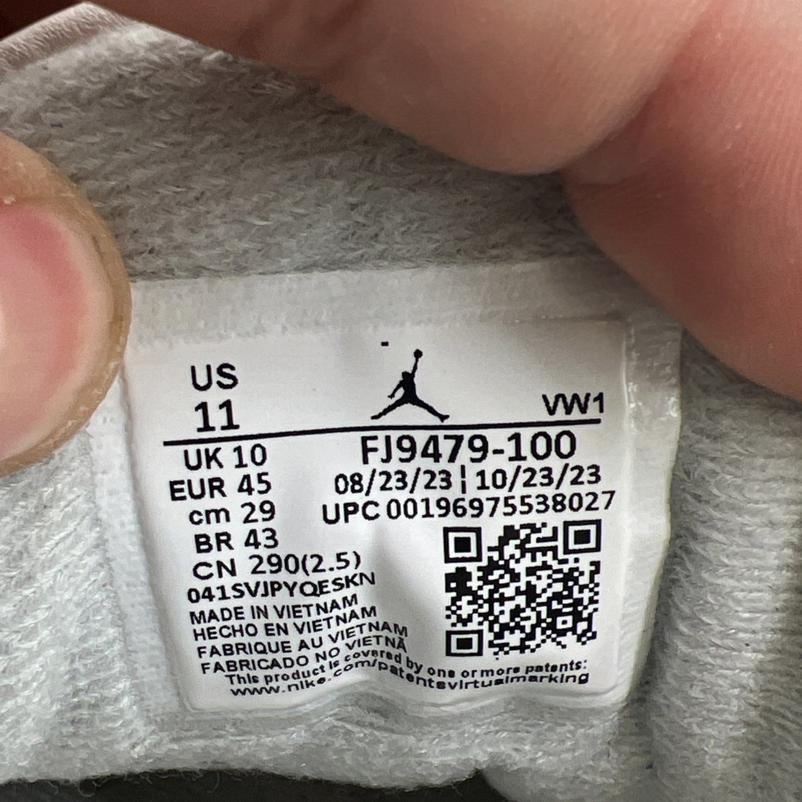 Size 11 - Air Jordan 3 Retro Craft Ivory/Grey White Leather (FJ9579-100)