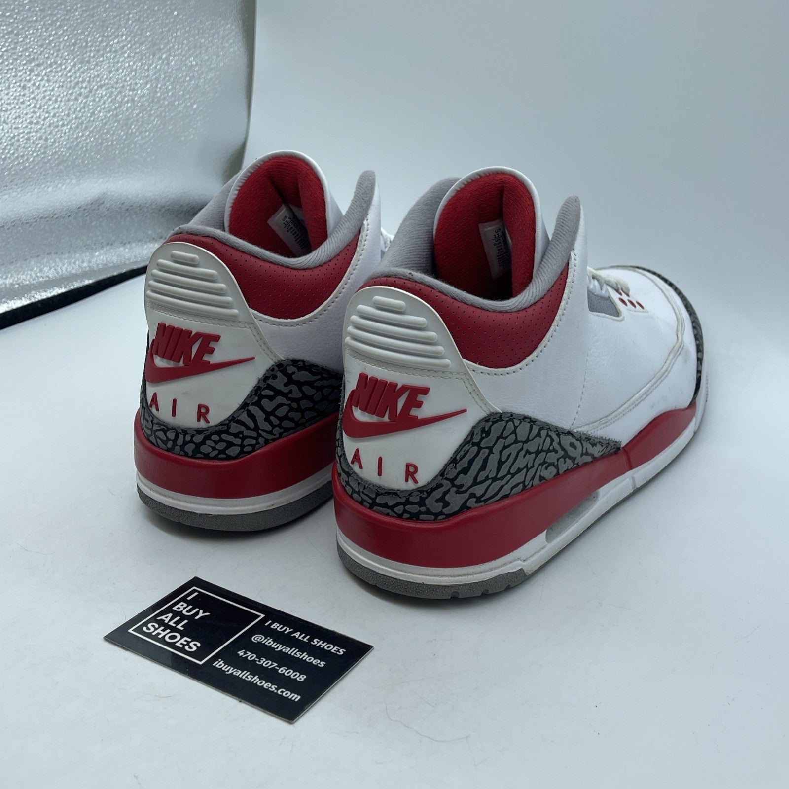 Size 11.5 - Jordan 3 Retro Mid Fire Red White Grey Suede (DN3707-160)
