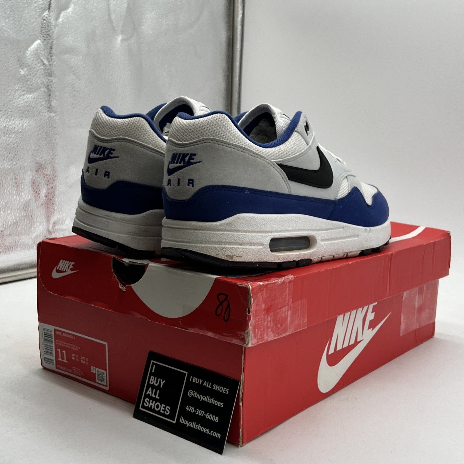 Size 11 - Nike Air Max 1 Deep Royal Blue (FD9082-100)