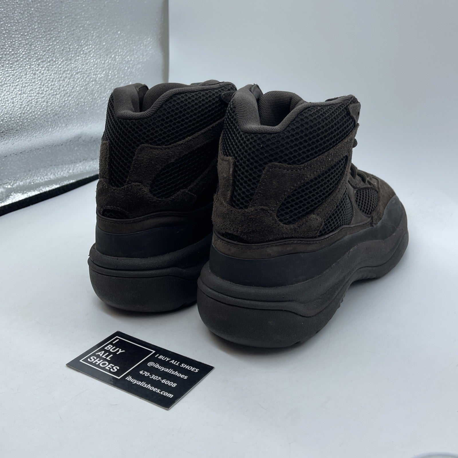Size 8 - adidas Yeezy Desert Boot High Oil Brown Suede Leather (EG6463)