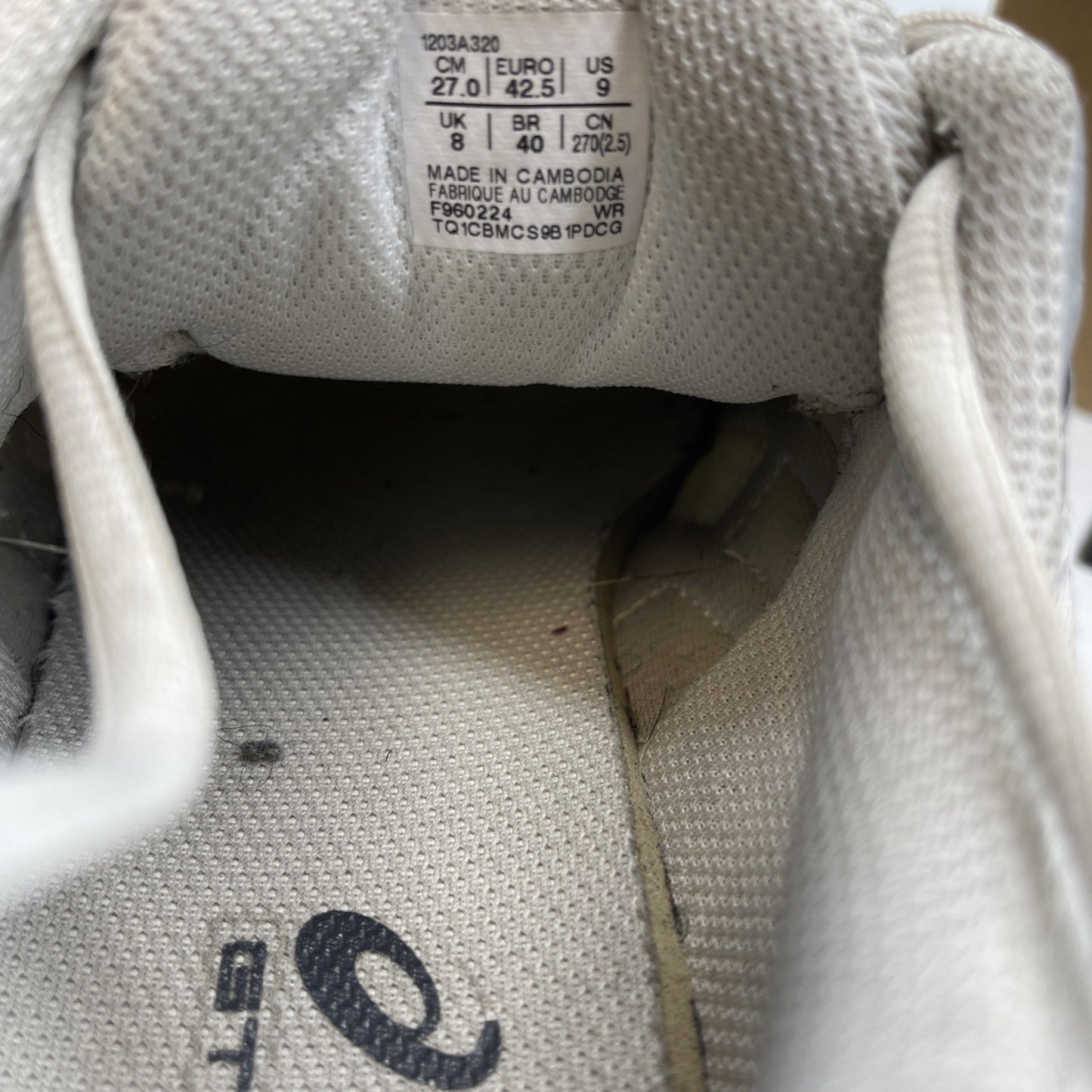 Size 9 - ASICS GT 2160 White Rose Rouge (1203A320-103)