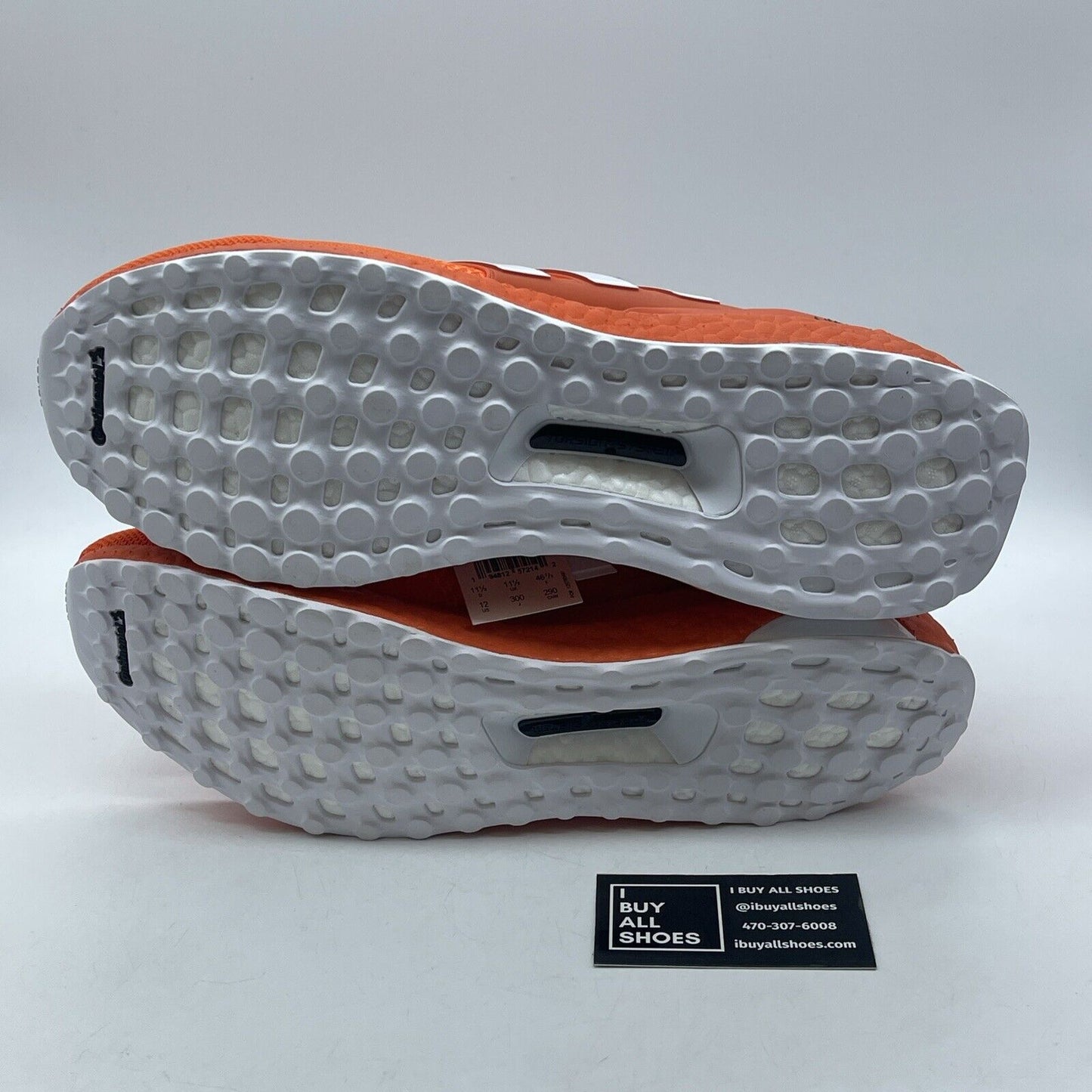 Size 12 - adidas UltraBoost 1.0 NCAA Pack - Miami White Orange Suede (FY5812)